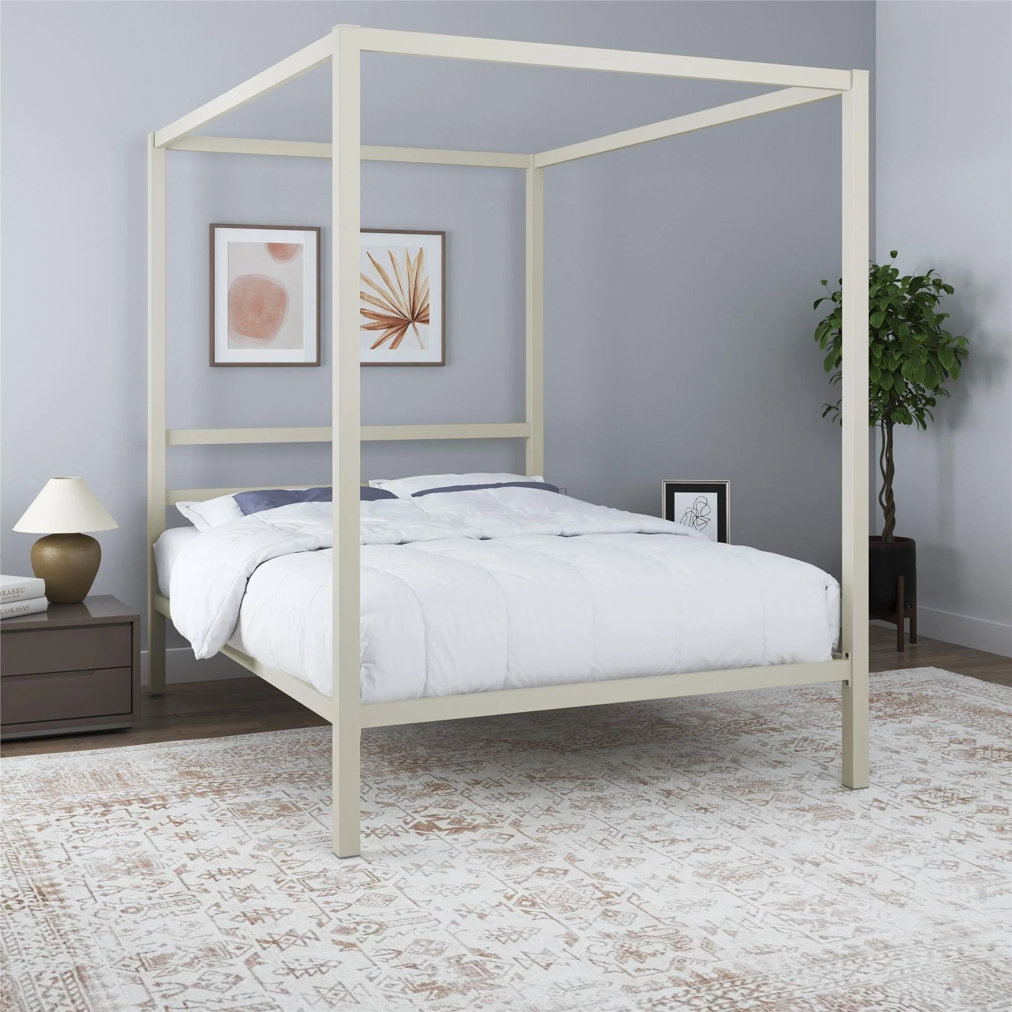 Avenue Greene Gia Metal Canopy Bed