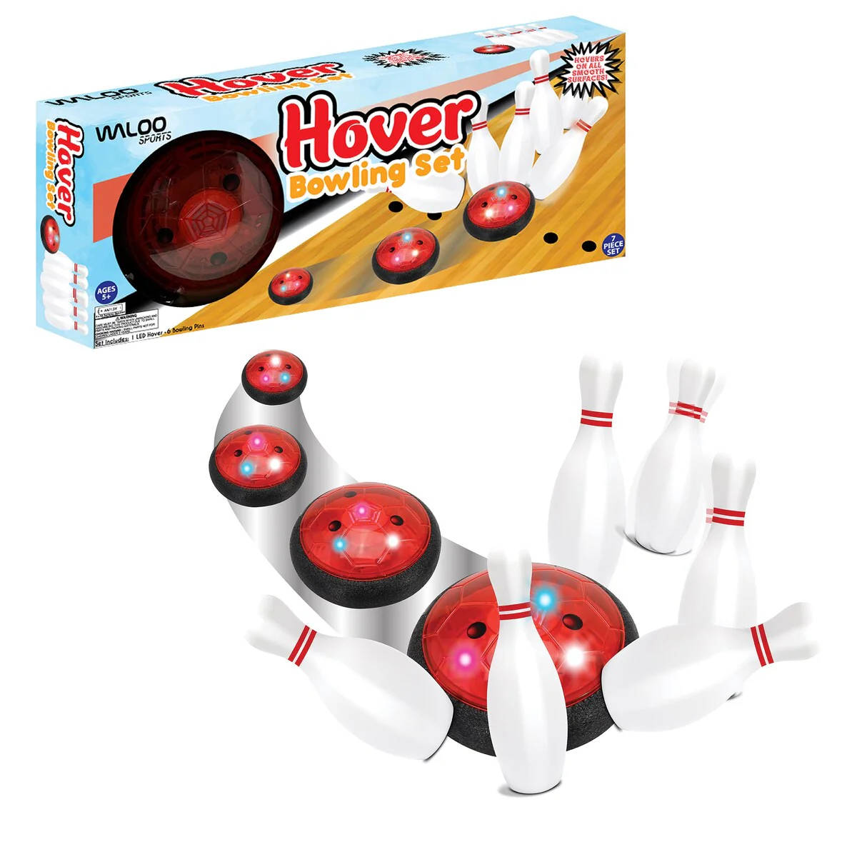 Waloo Sports Hover Bowling Set