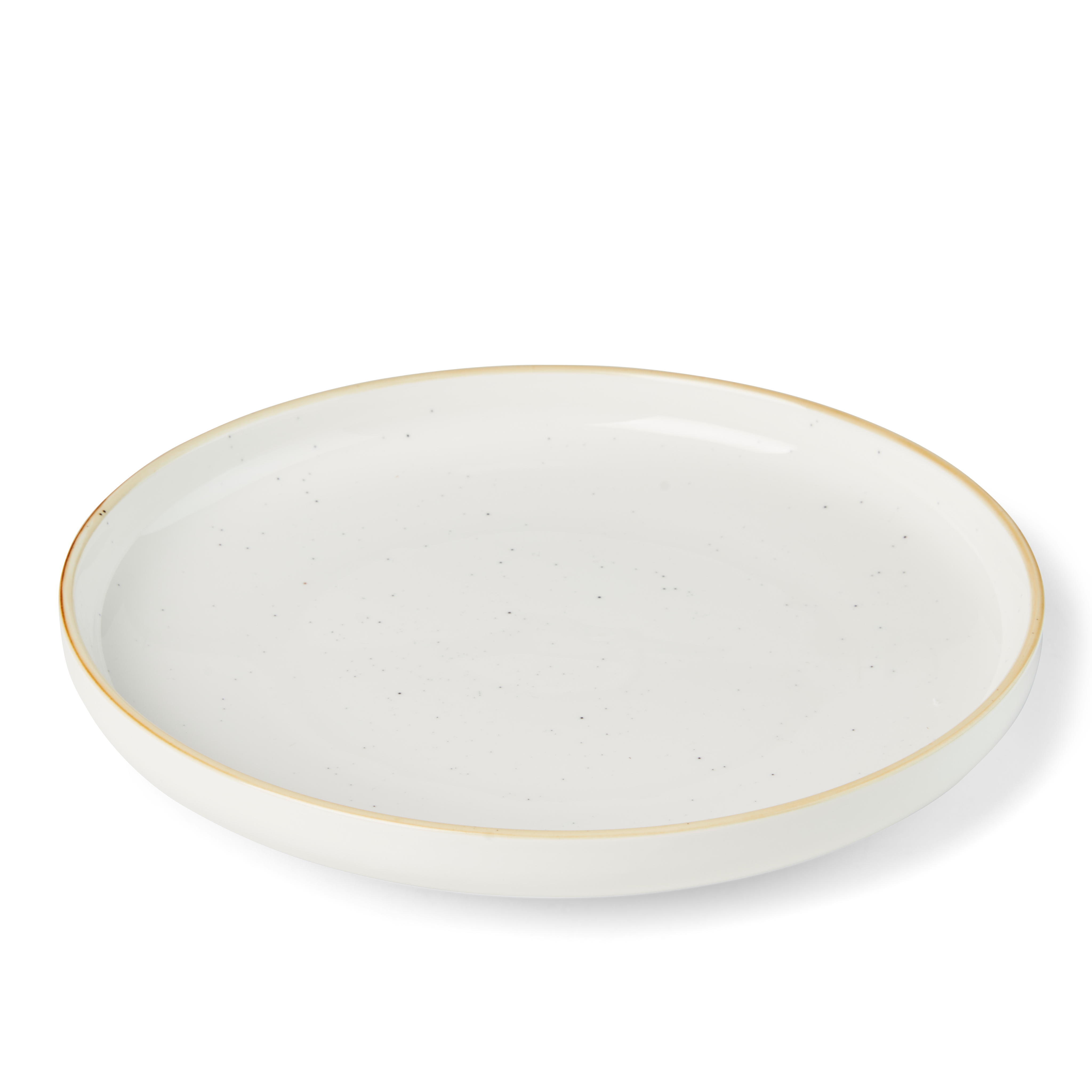 REALE Bord wit - set van 3 H 3,7 cm - Ø 27 cm