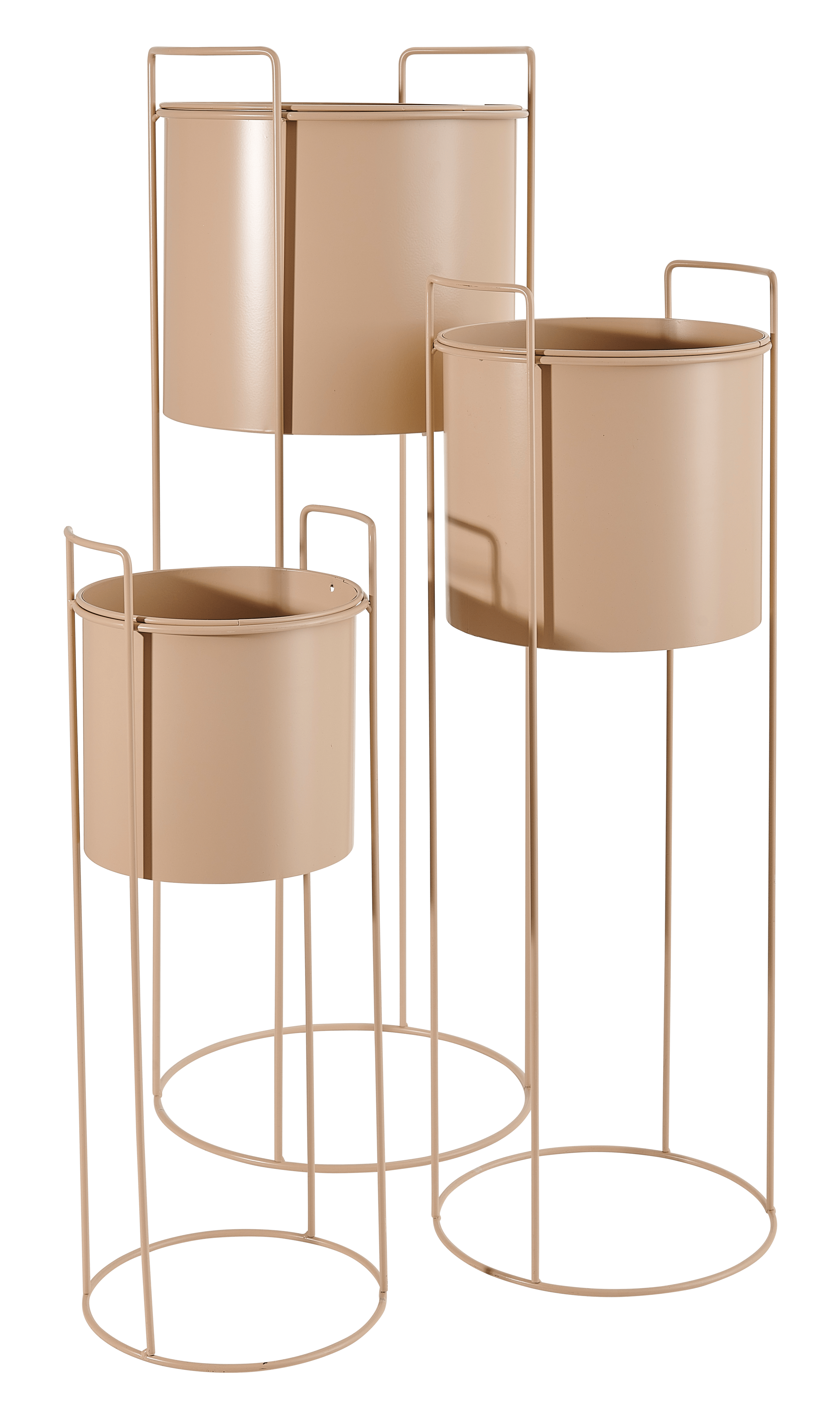 PLUTO Bloempot crèmeH 50 cm - Ø 19 cm