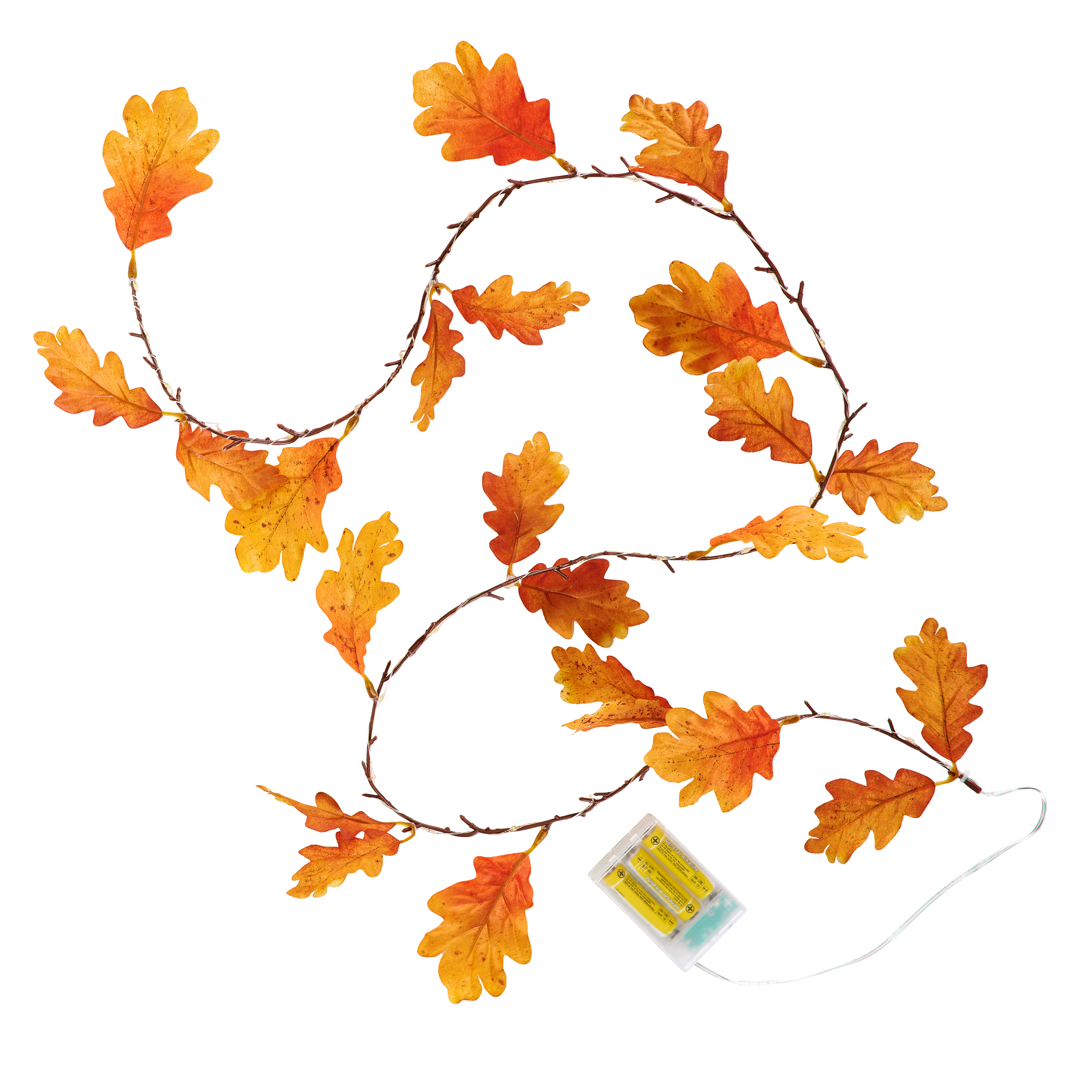 OAK LEAF Lichtsnoer bruinL 140 cm