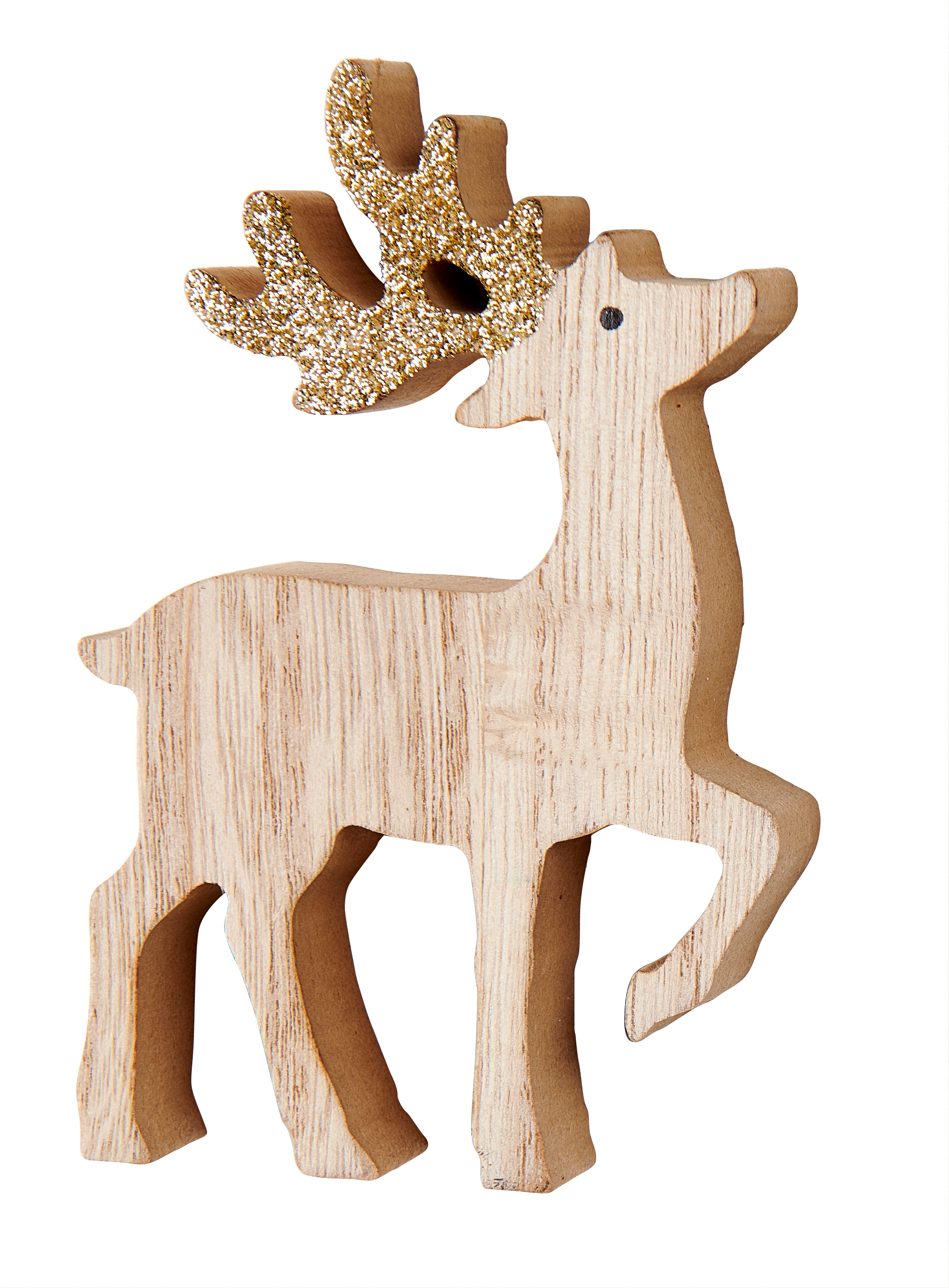 STAGGY Staandecoratie naturelH 10 x B 6,5 x D 1,5 cm