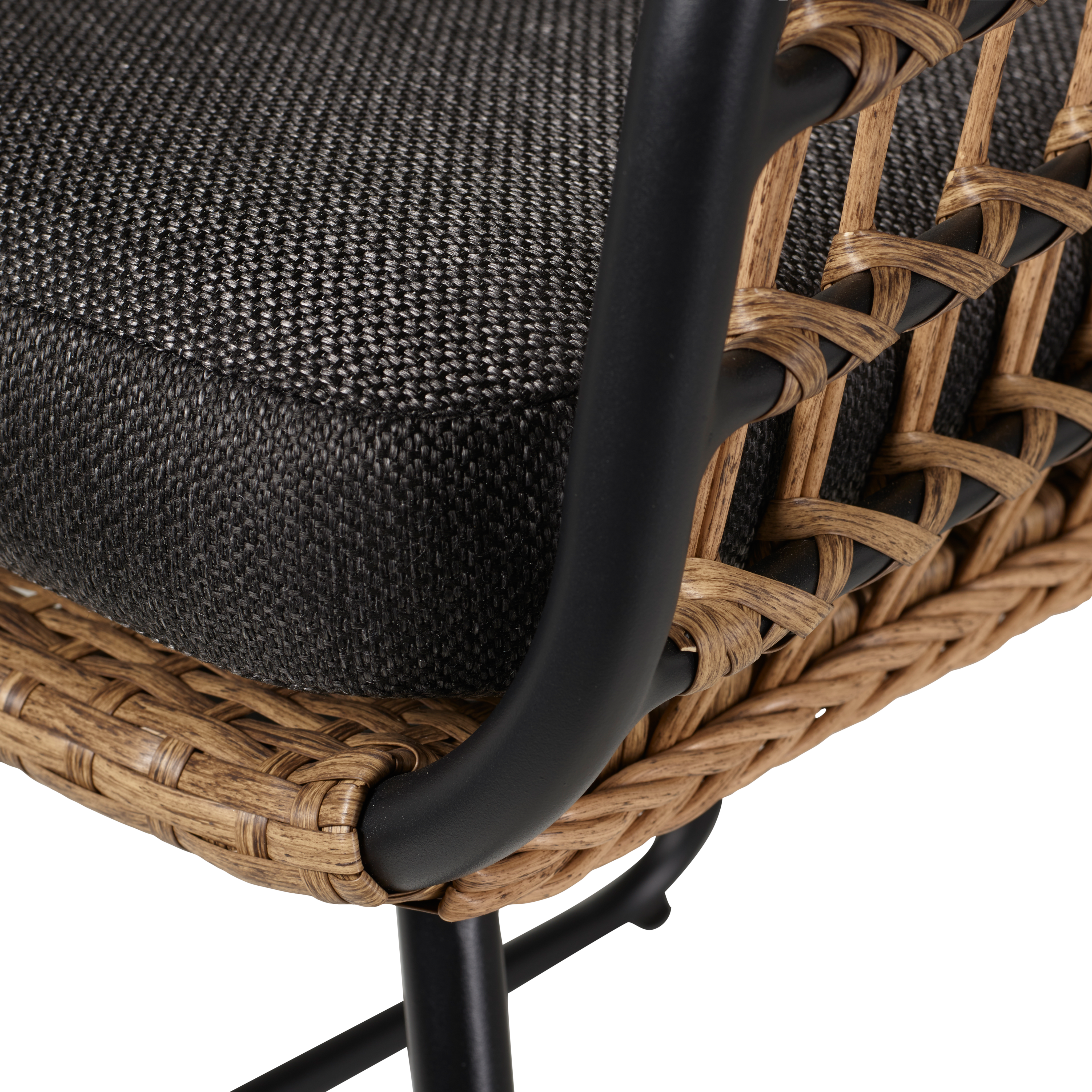 BONES Stoel zwartH 80 x B 62 x D 61 cm