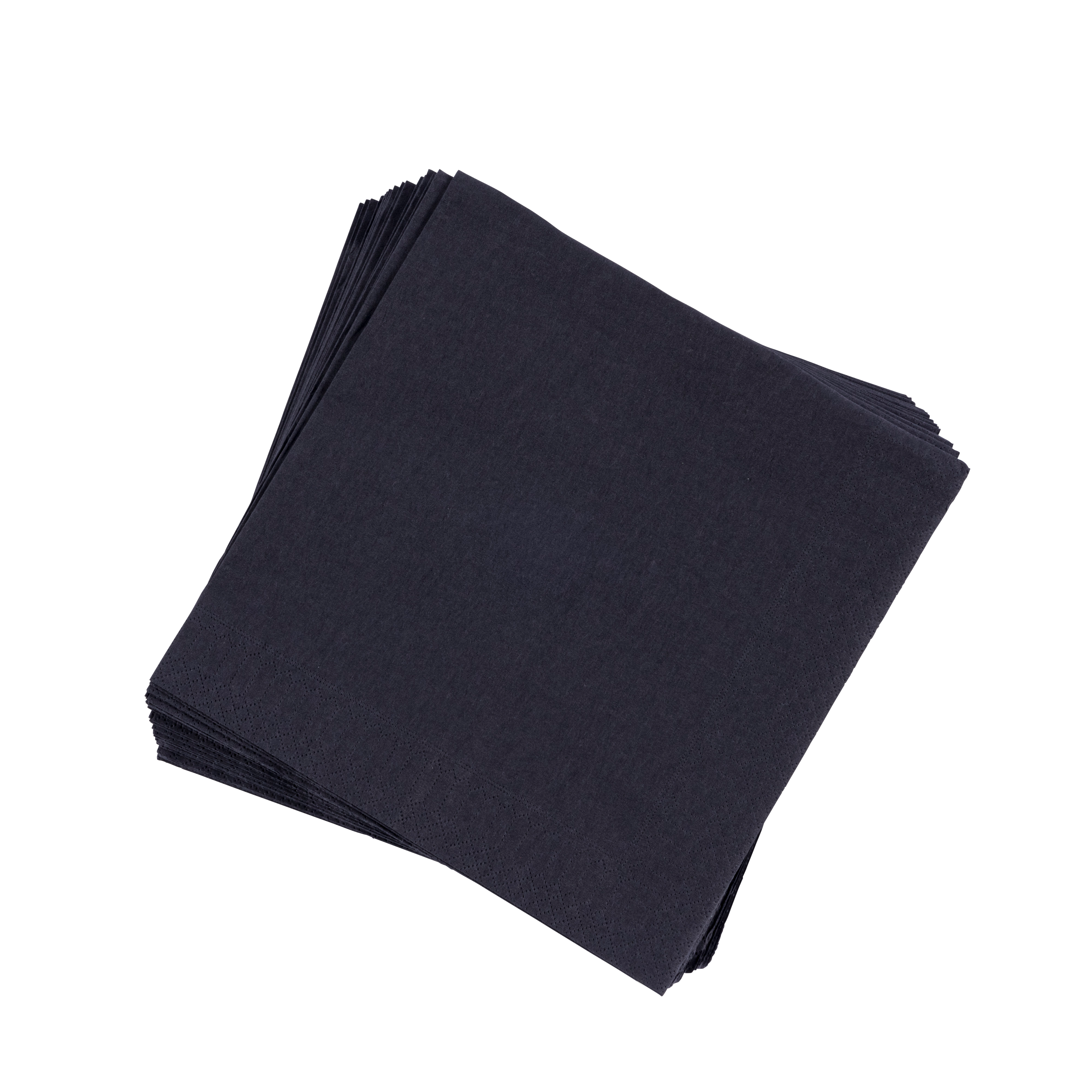 UNI Set van 20 servetten zwartB 40 x L 40 cm
