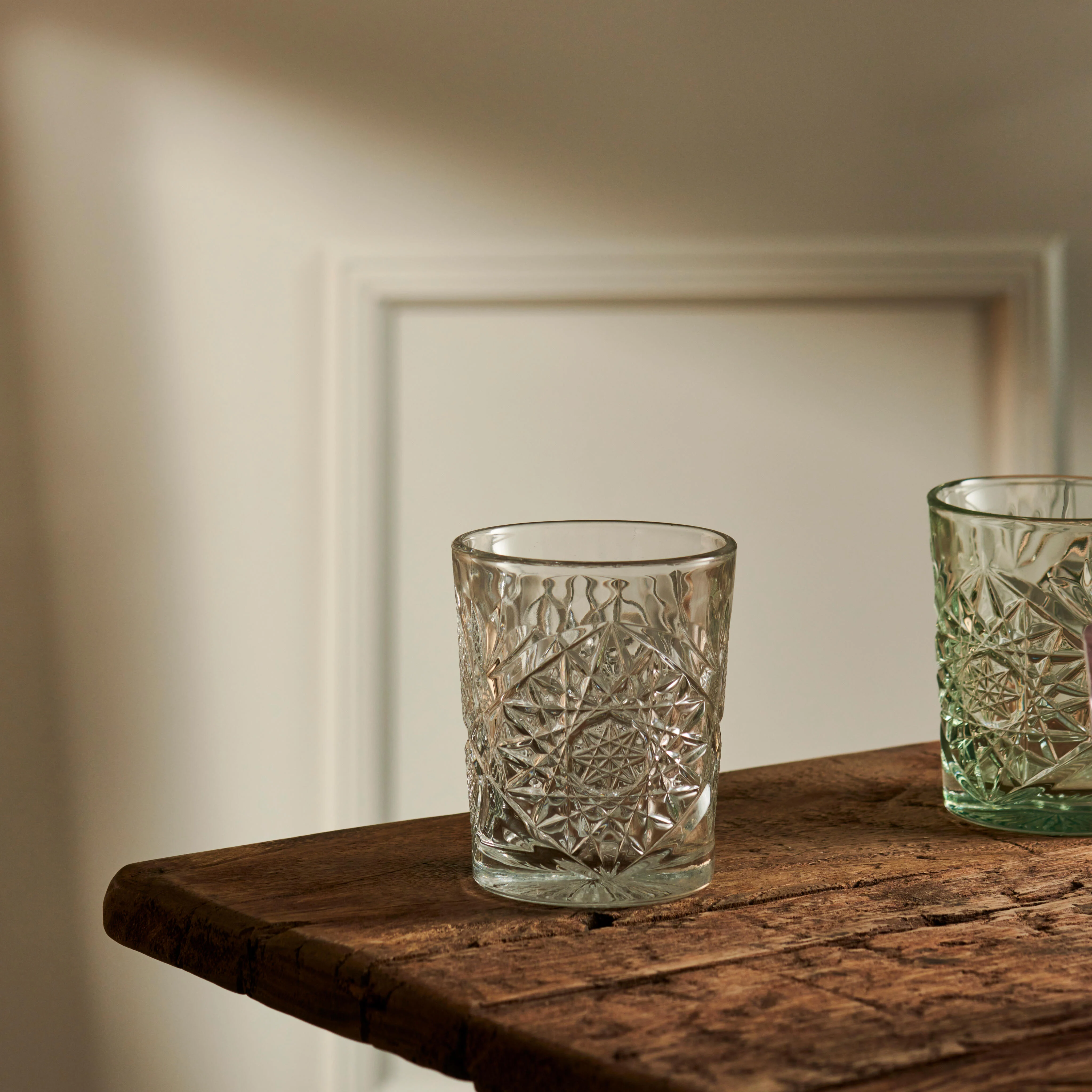 HOBSTAR Glas 35 CL transparantH 10,3 cm - Ø 8,9 cm