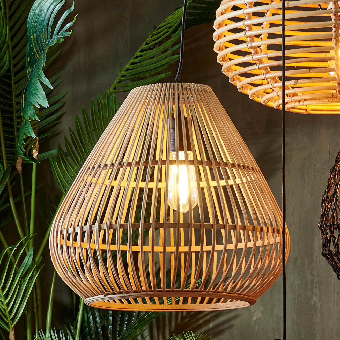 ALIS Hanglamp E27 naturelH 40 cm - Ø 45 cm