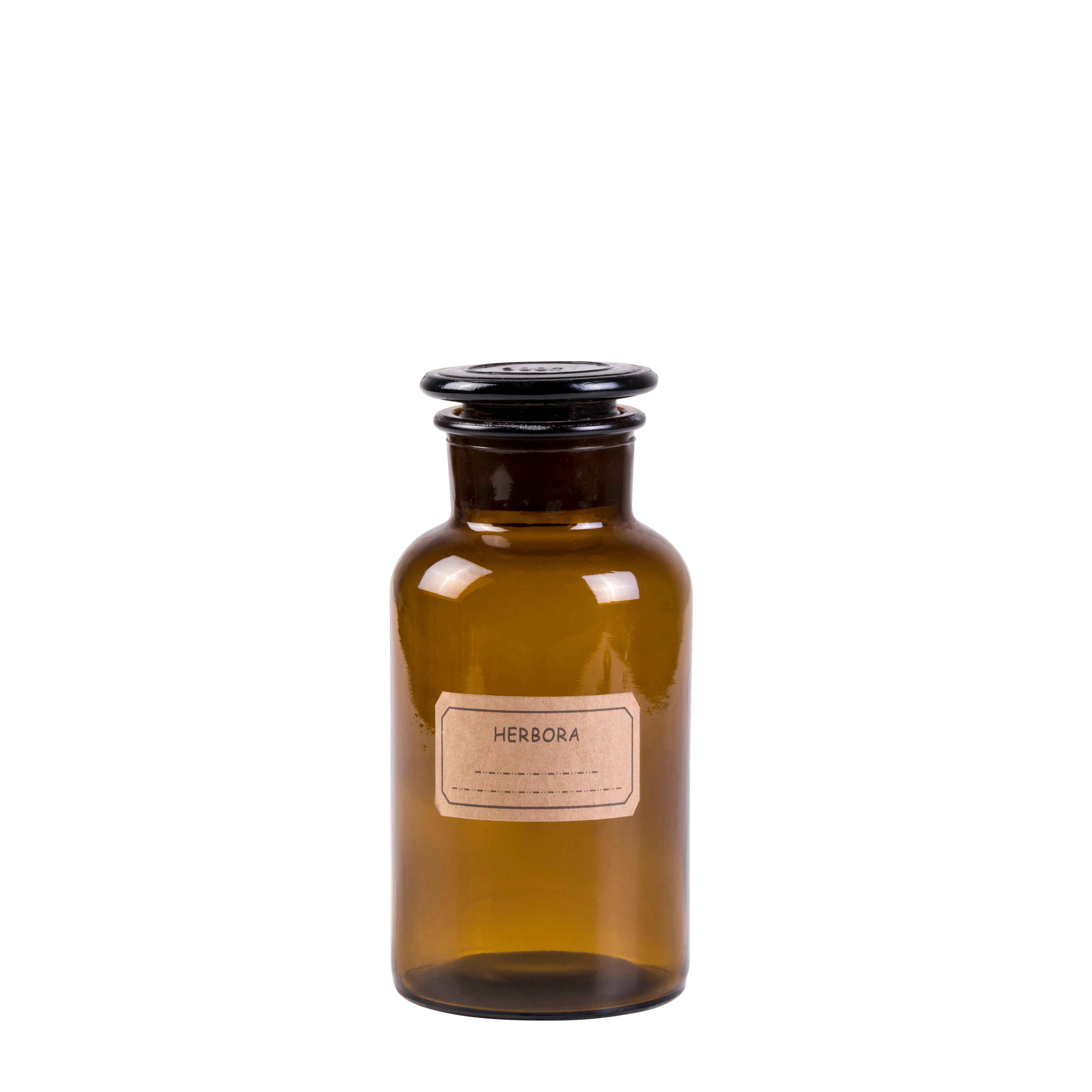 HERBORA Voorraadpot 50 CL bruinH 17 cm - Ø 8 cm