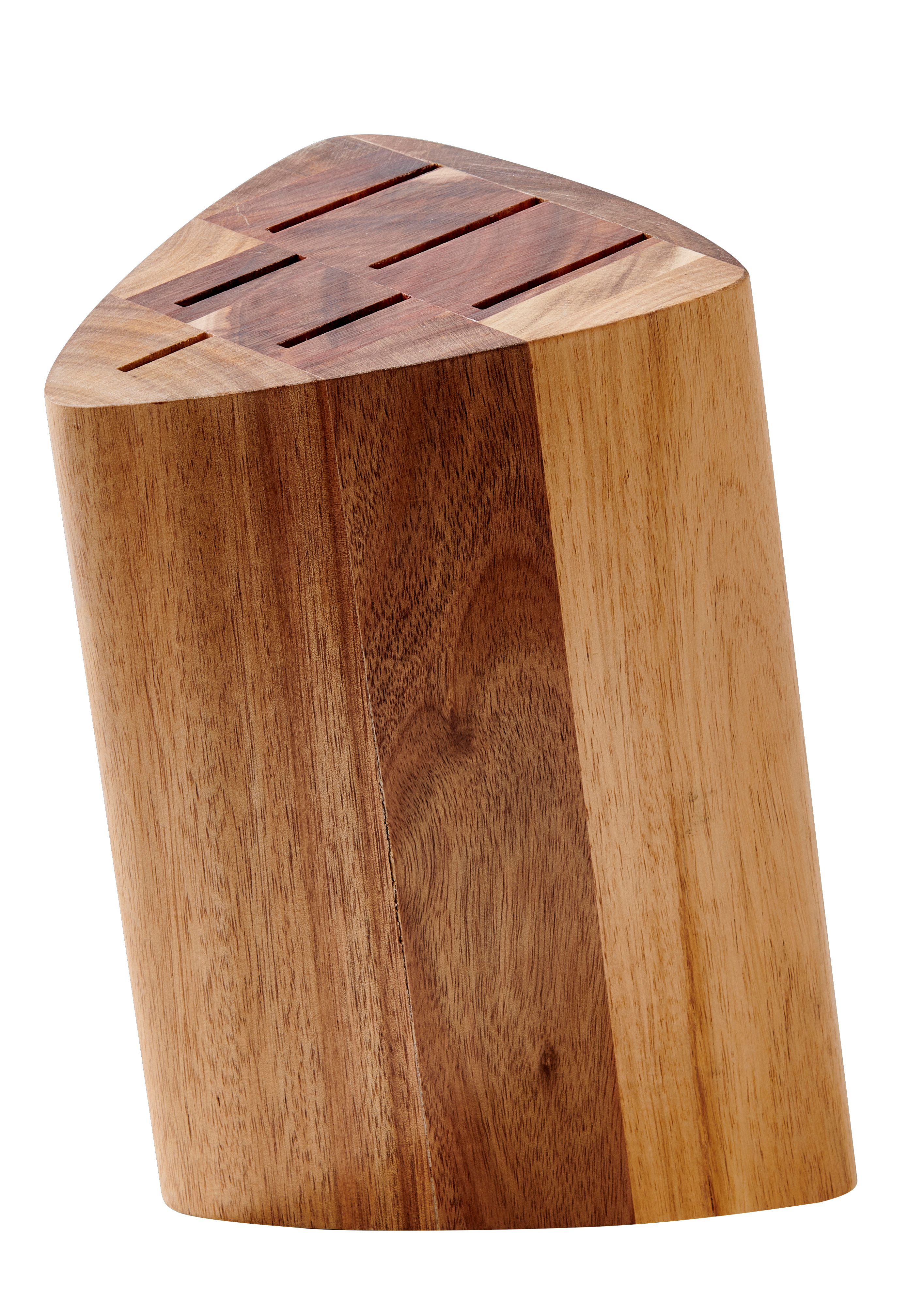 ACACIA Messenblok voor 6 messen naturelH 23 x B 16 x D 14 cm
