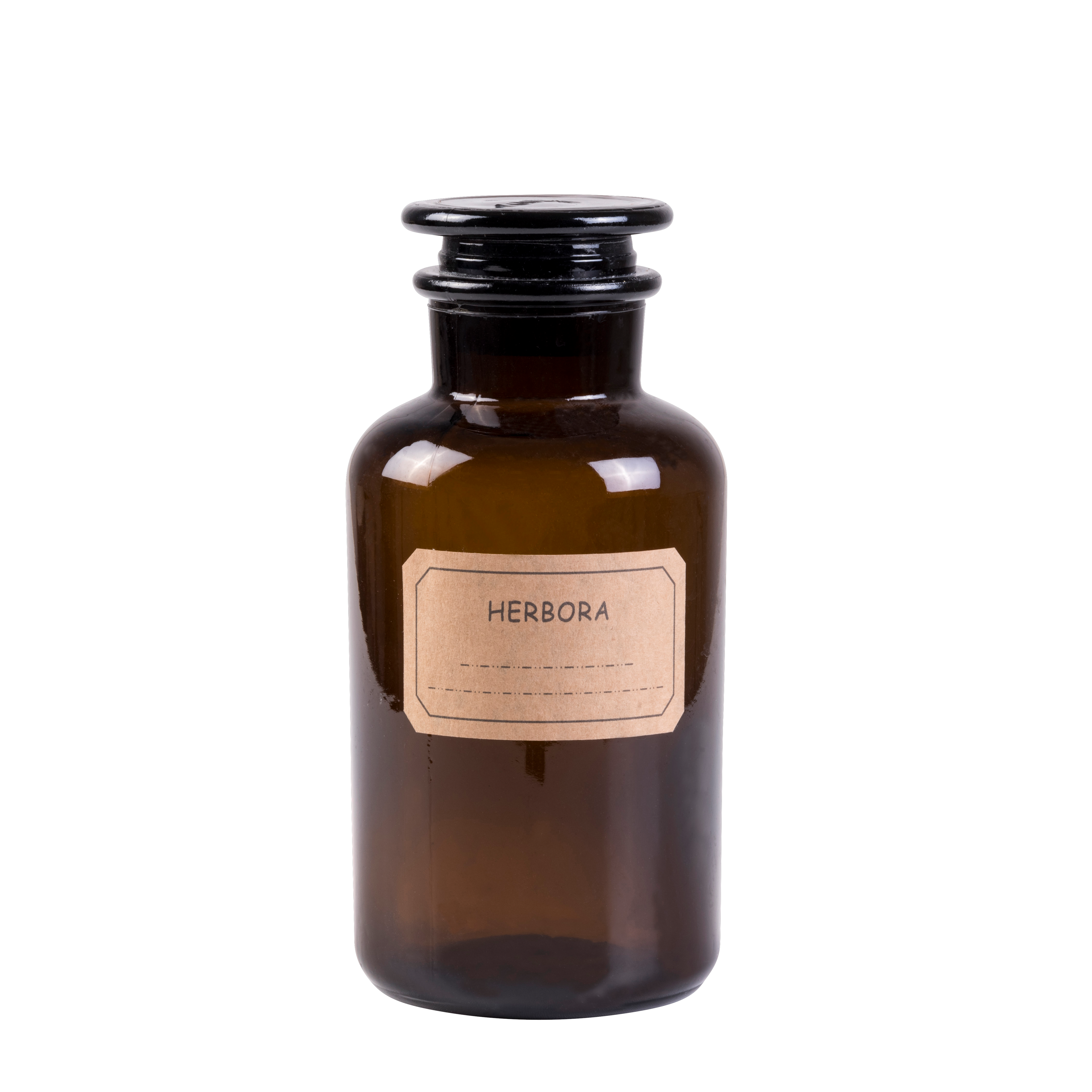 HERBORA Voorraadpot 1 L bruinH 21 cm - Ø 10 cm