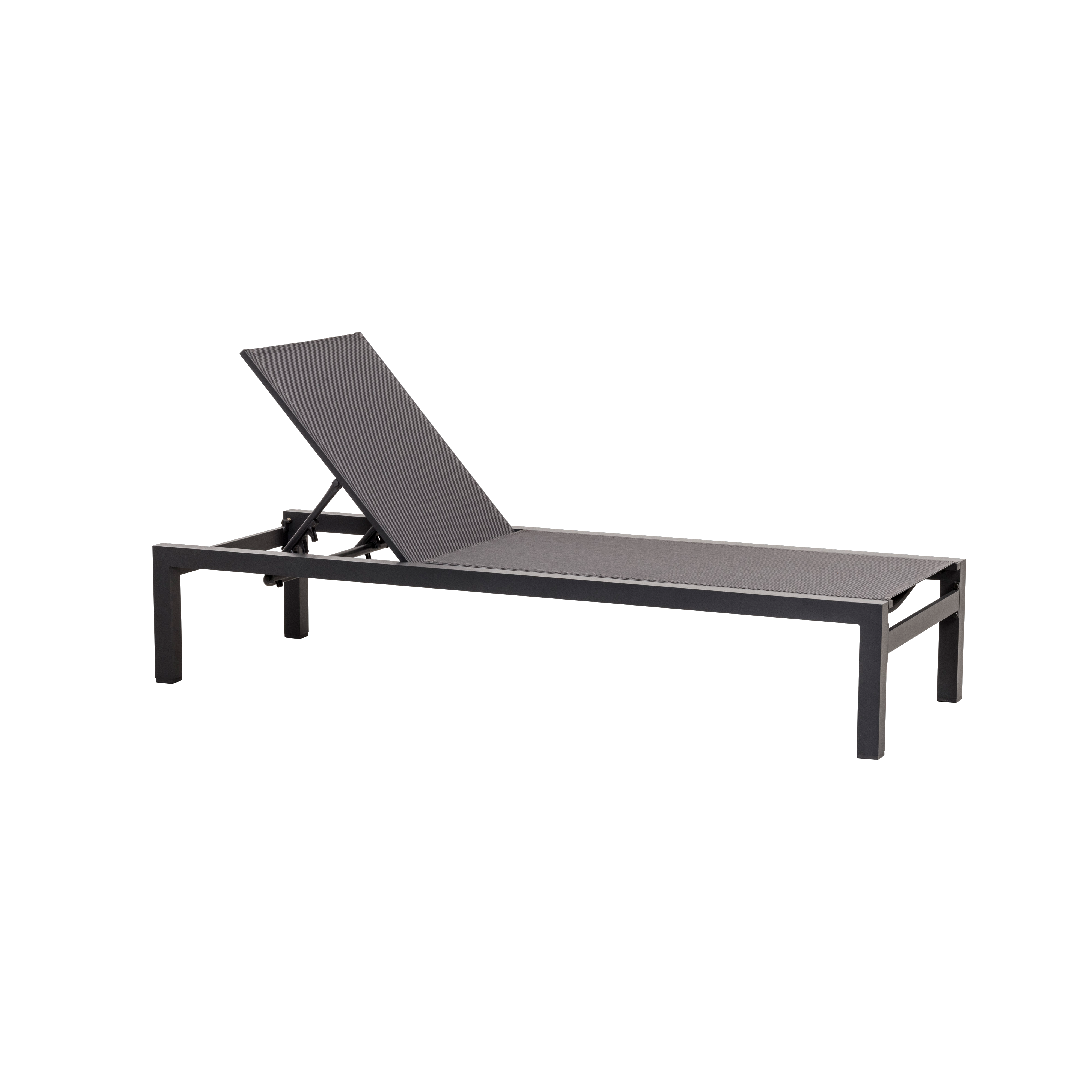 SYDNEY Ligbed zwartH 35 x B 70 x L 190 cm