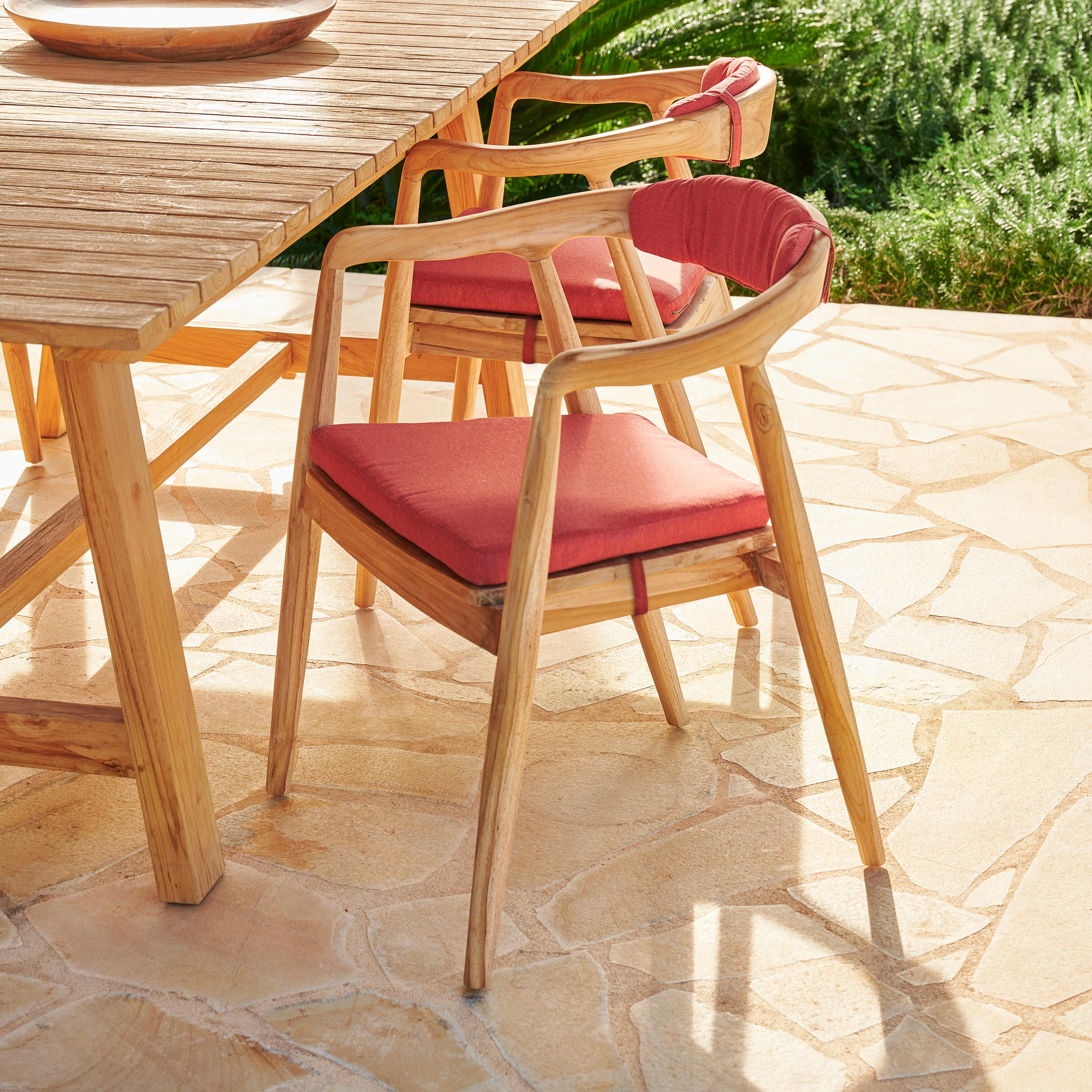 AUGUST Zitkussen roodB 46,6 x D 42,7 cm