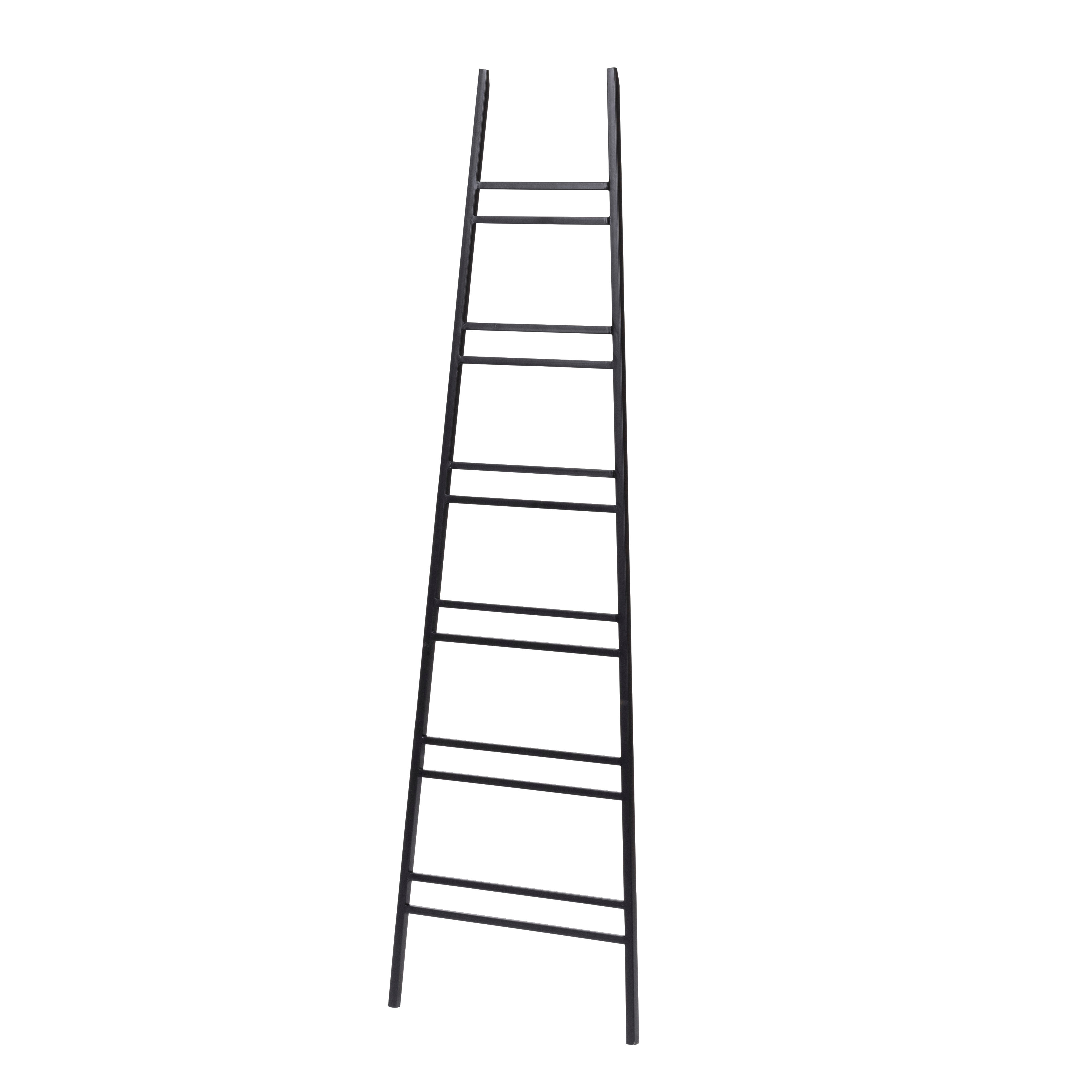 METAL Ladder zwartH 150 cm