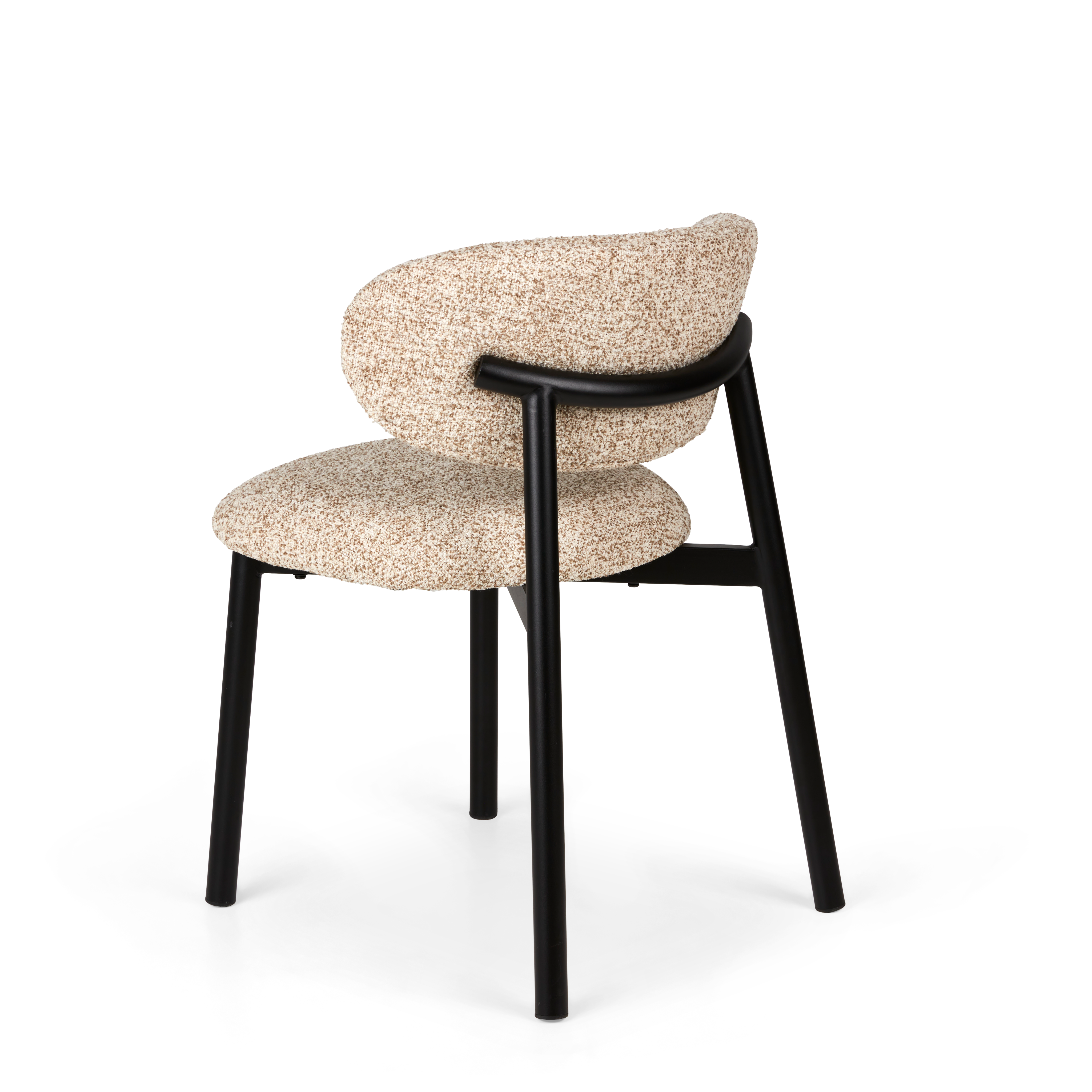 PIENZA Eetkamerstoel beigeH 74 x B 52 x D 53 cm