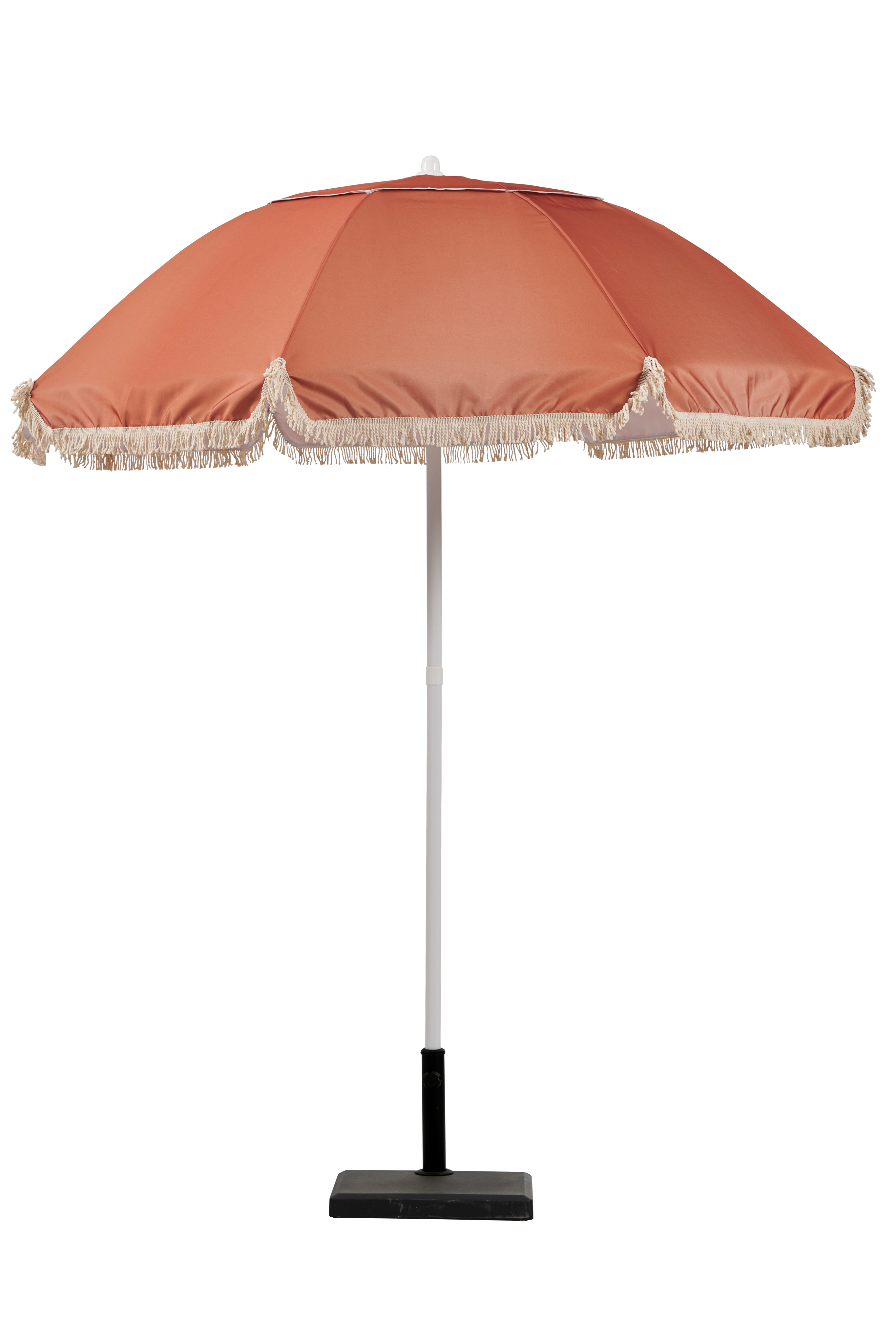FRANJA Parasol zonder parasolvoet oranjeH 200 cm - Ø 178 cm - CASA