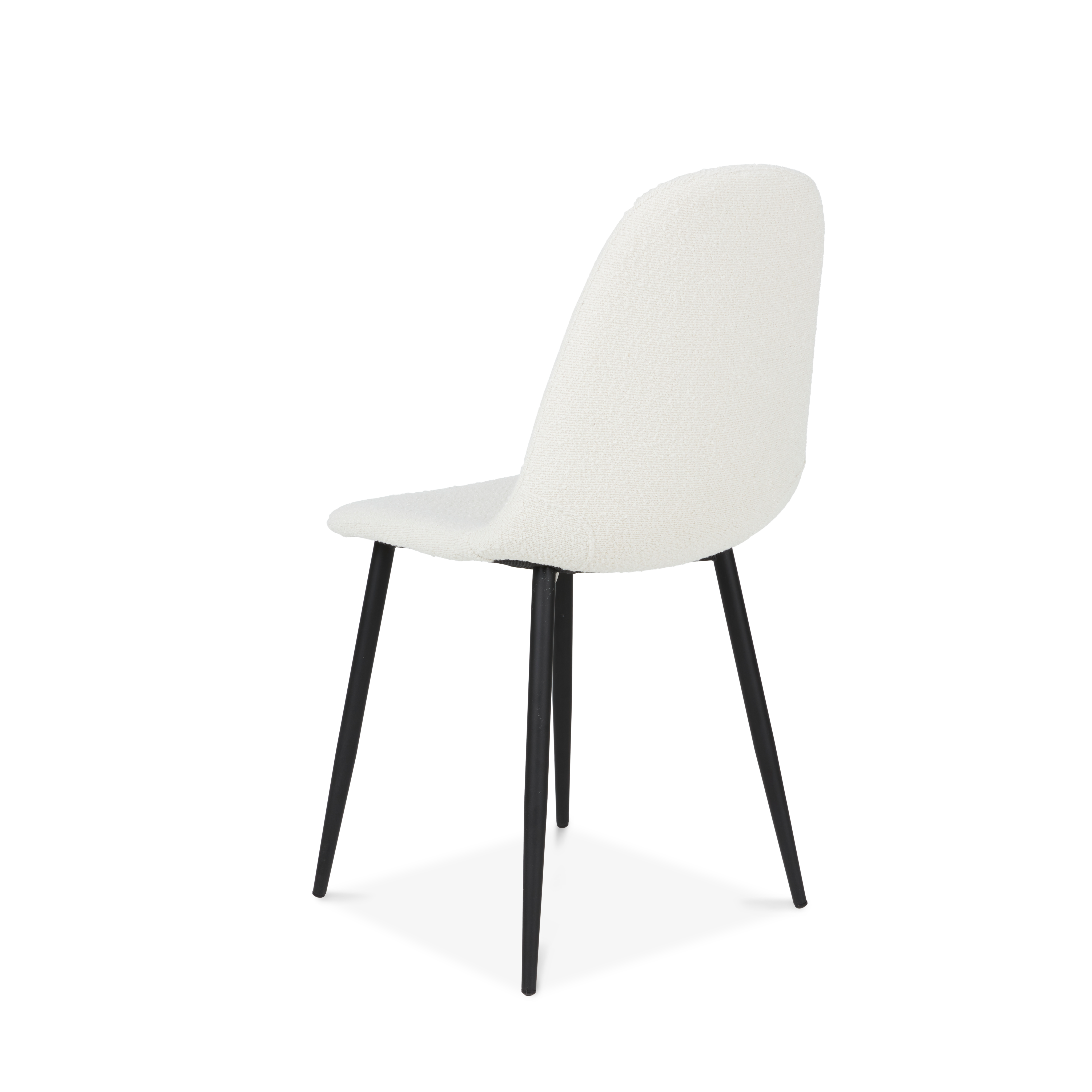 SILKE Eetkamerstoel boucléH 86,5 x B 44 x D 52 cm