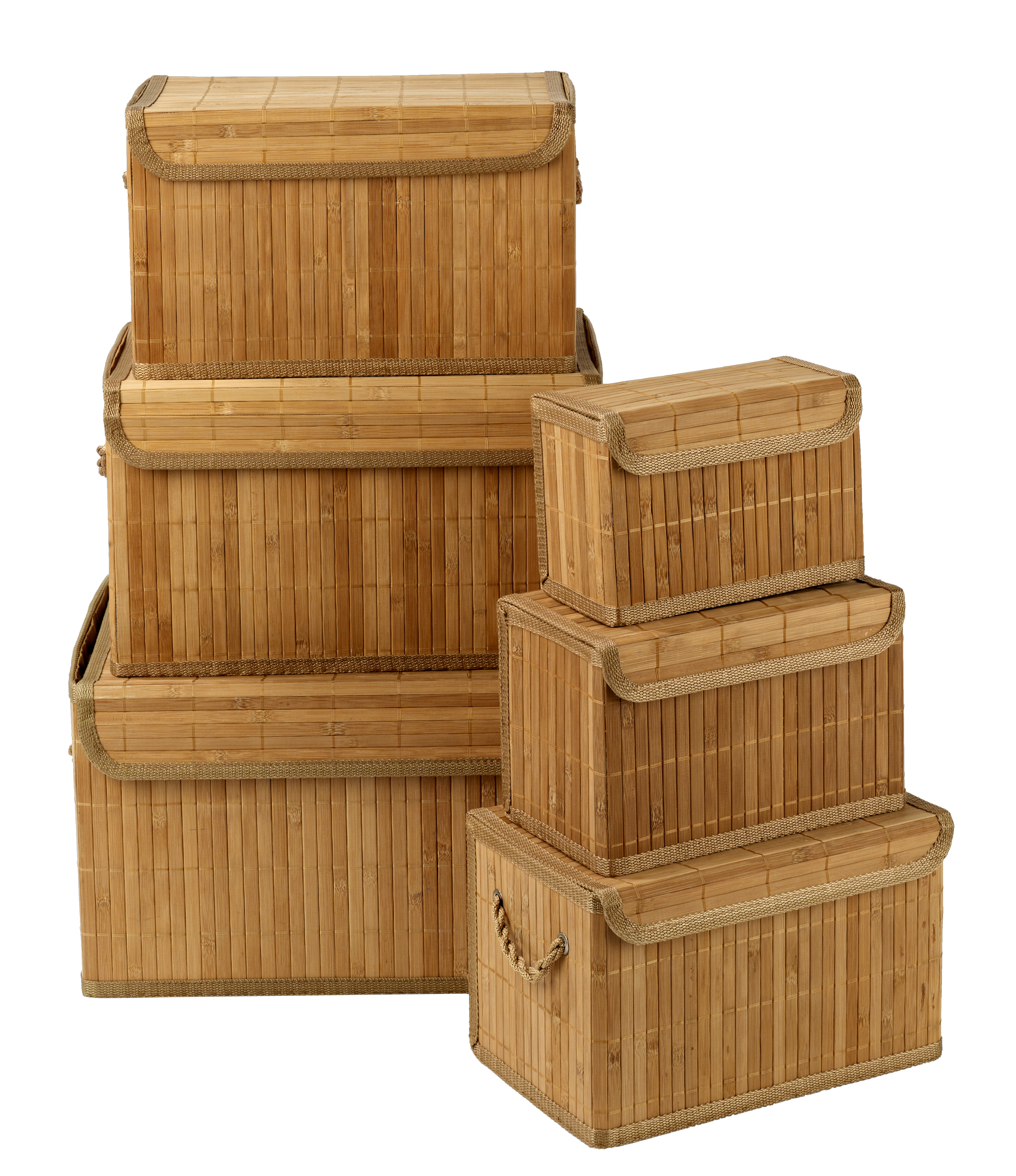 ZEN Opbergbox met handvaten naturelH 22 x B 36 x L 26 cm - CASA