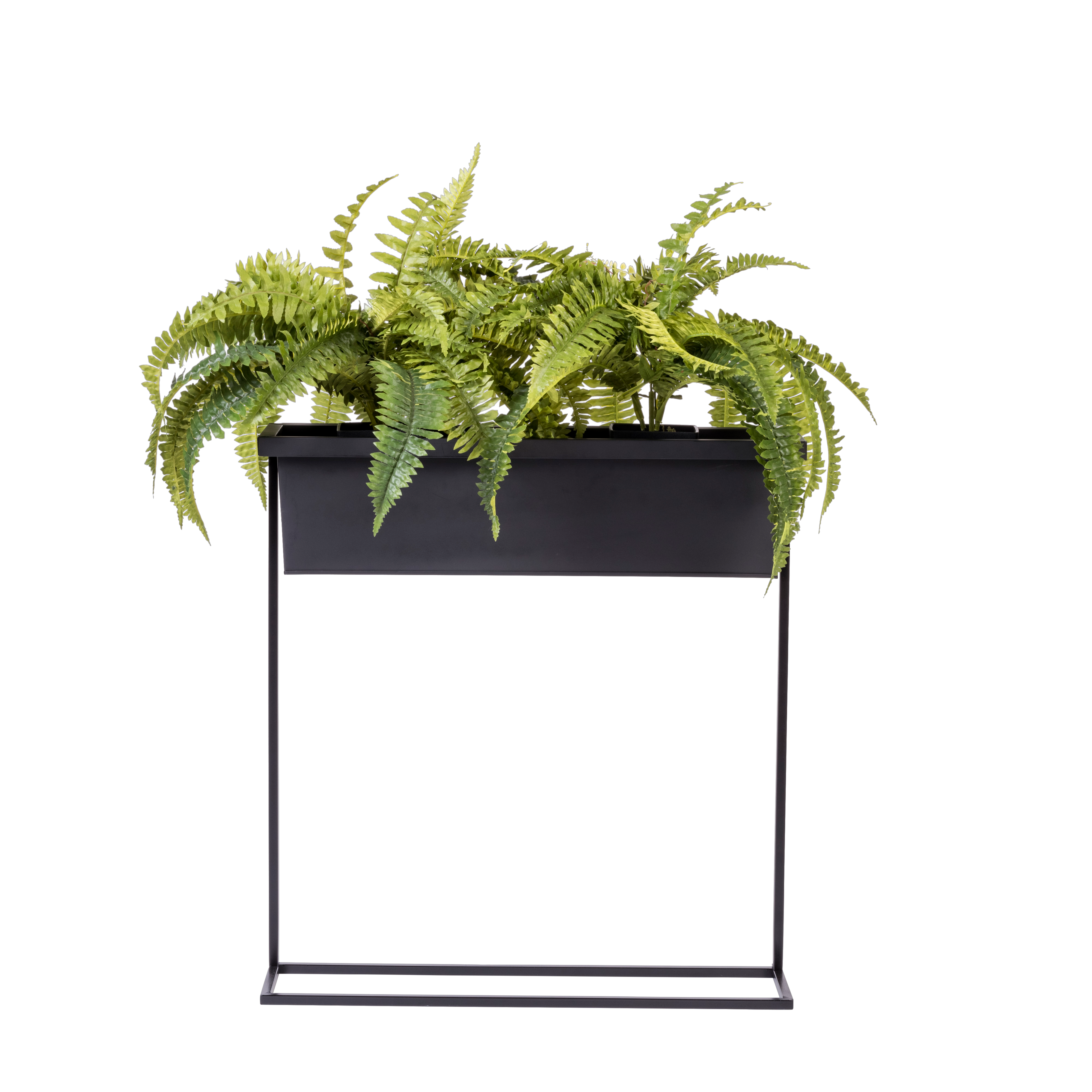 BALCO Plantenbak zwartH 75 x B 20 x L 70 cm