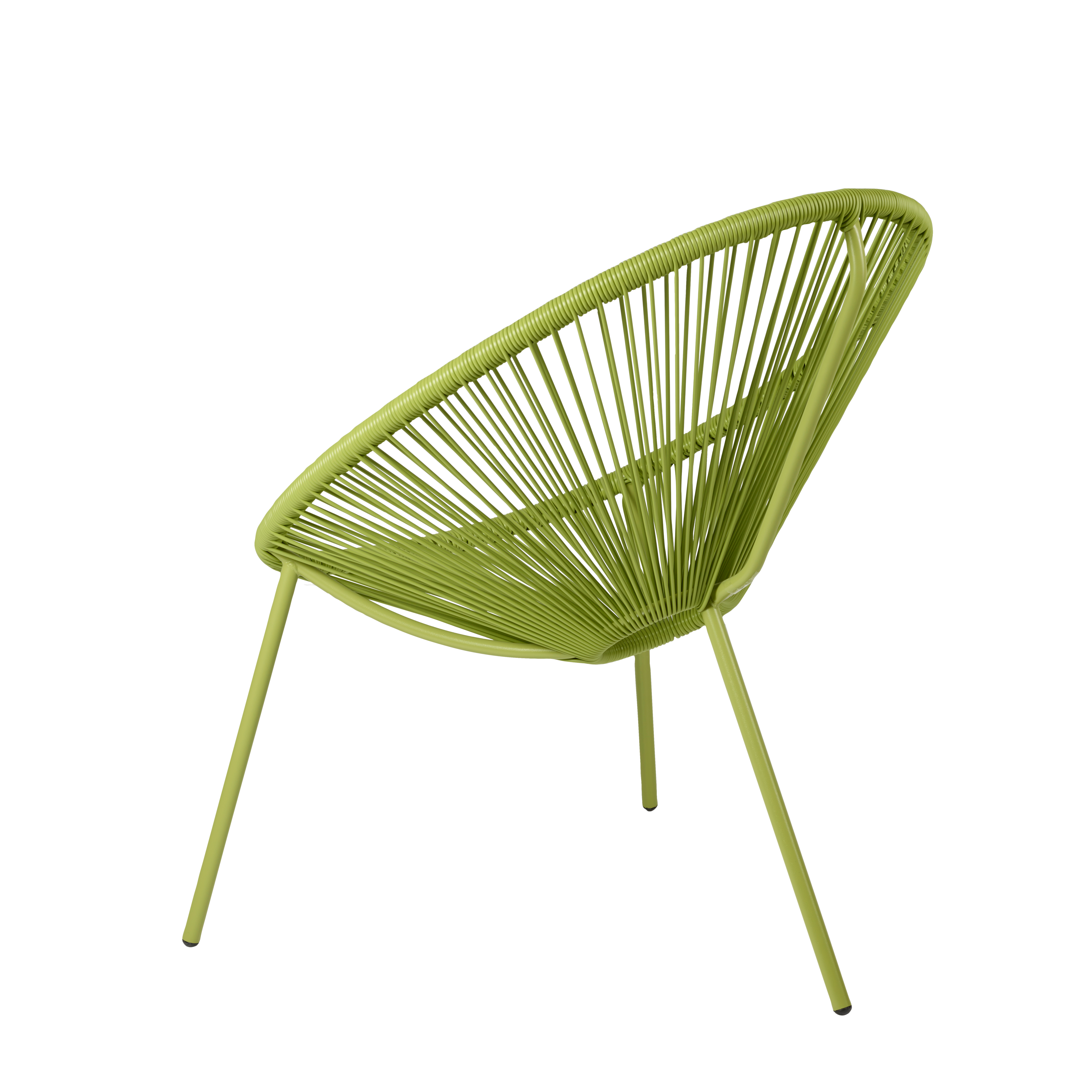 ACAPULCO Lounge stoel limeH 82 x B 75 x D 69 cm - CASA