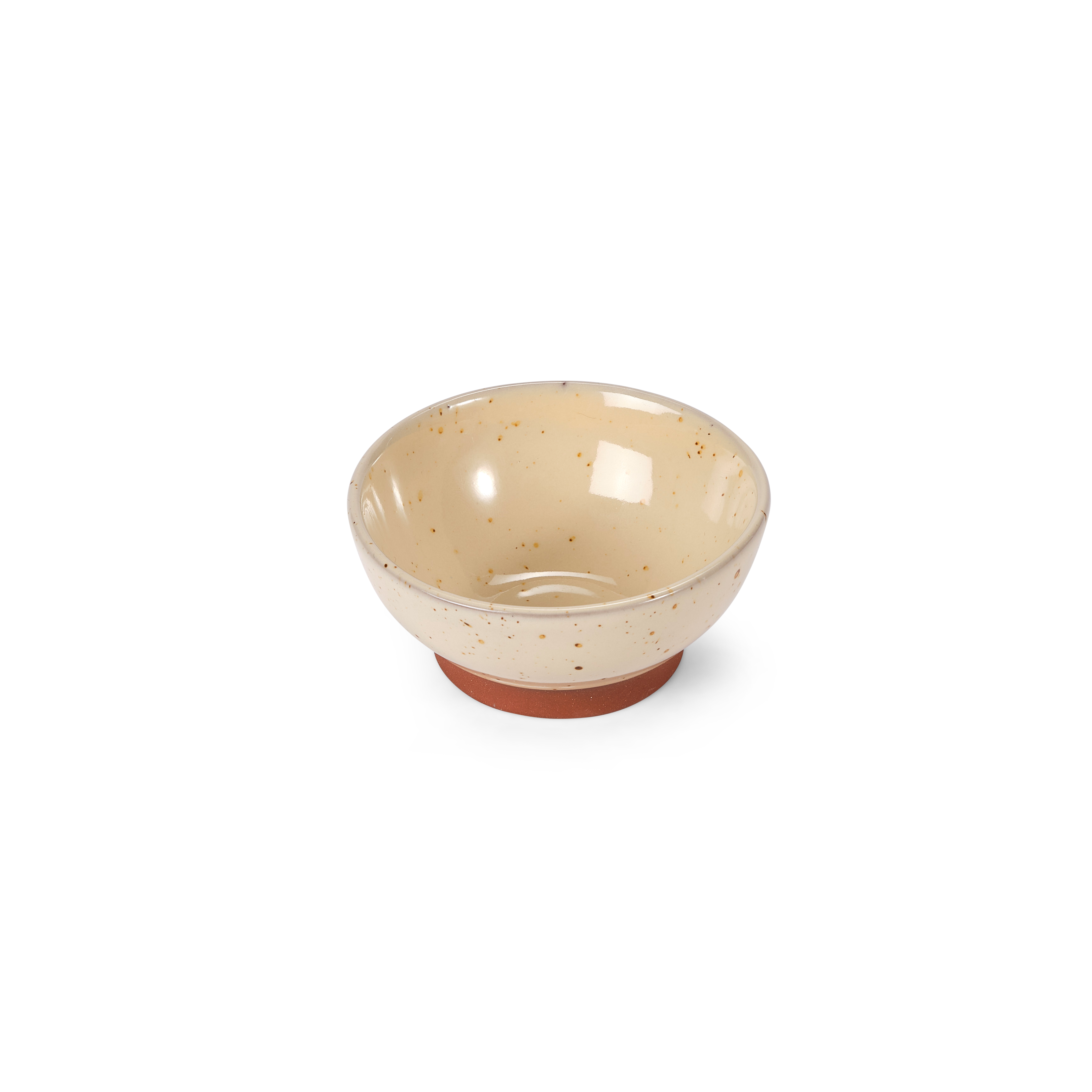 TERRA Bowl taupe - set van 4 H 4 cm - Ø 8,8 cm