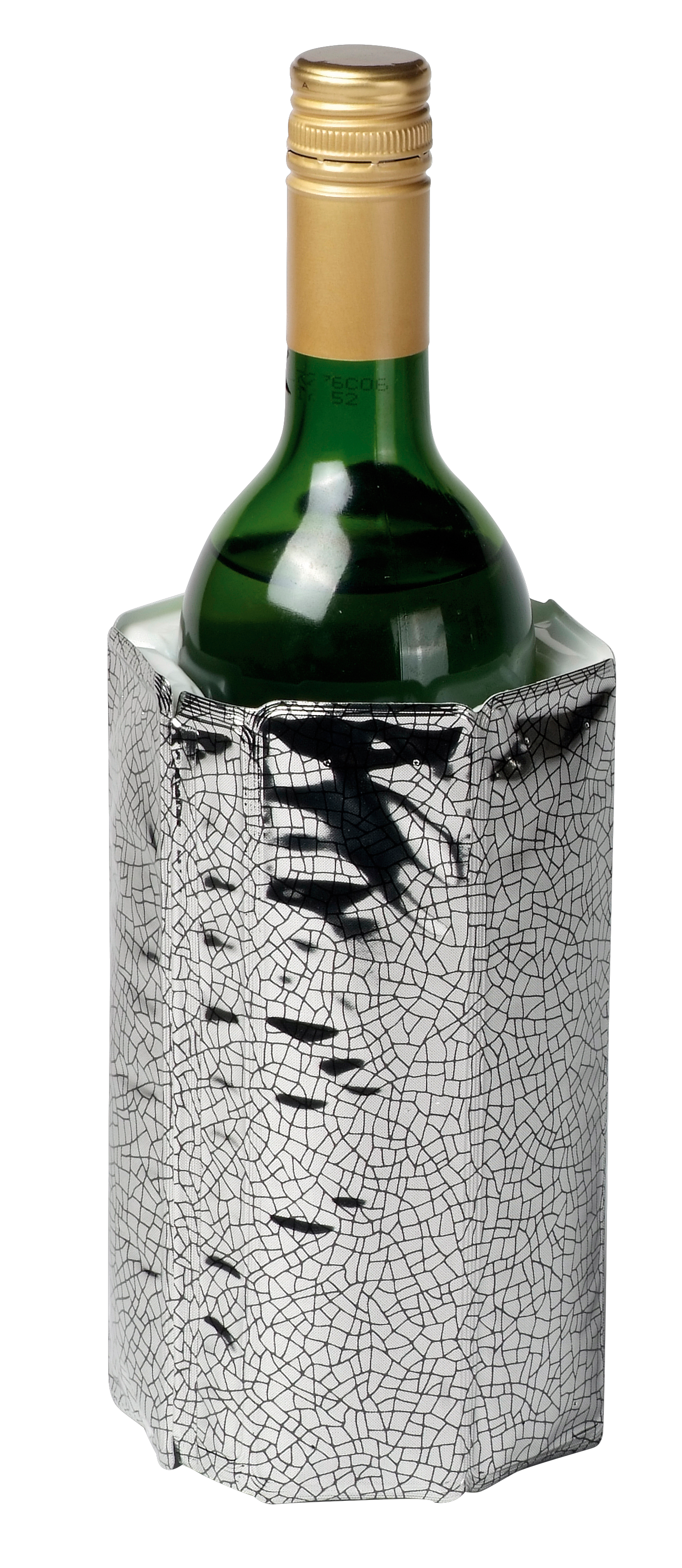 VACUVIN Koelpak zilverH 17,5 cm - Ø 10 cm