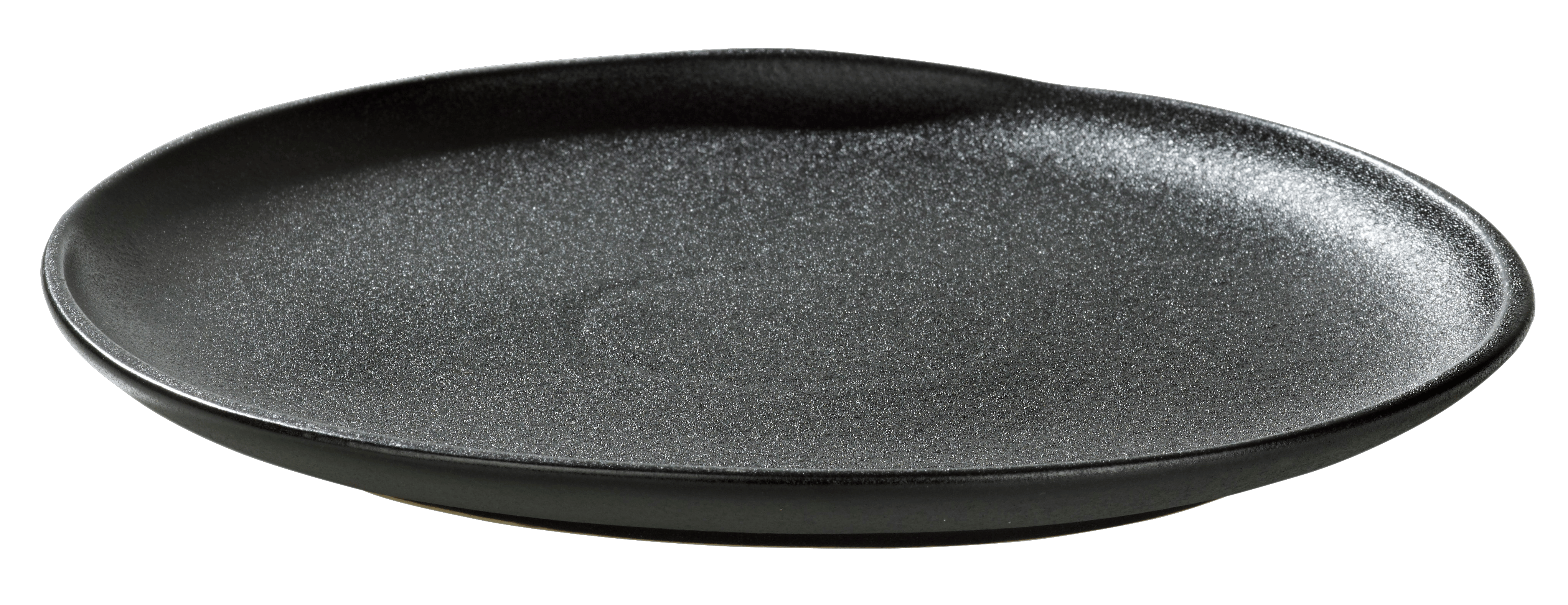 MAGMA Bord zwart - set van 6 Ø 26 cm