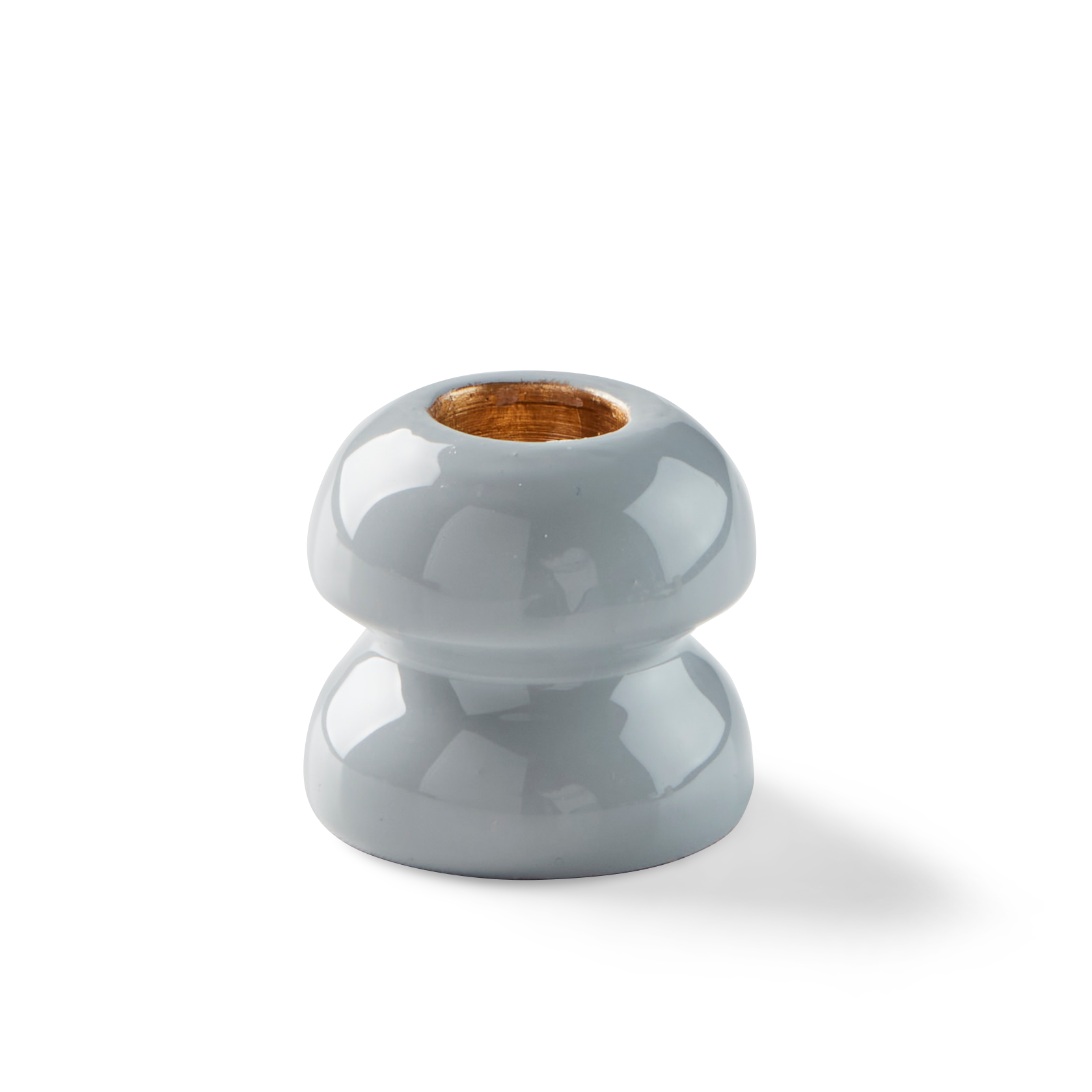 LUCE Kandelaar grijsH 4,5 cm - Ø 5 cm