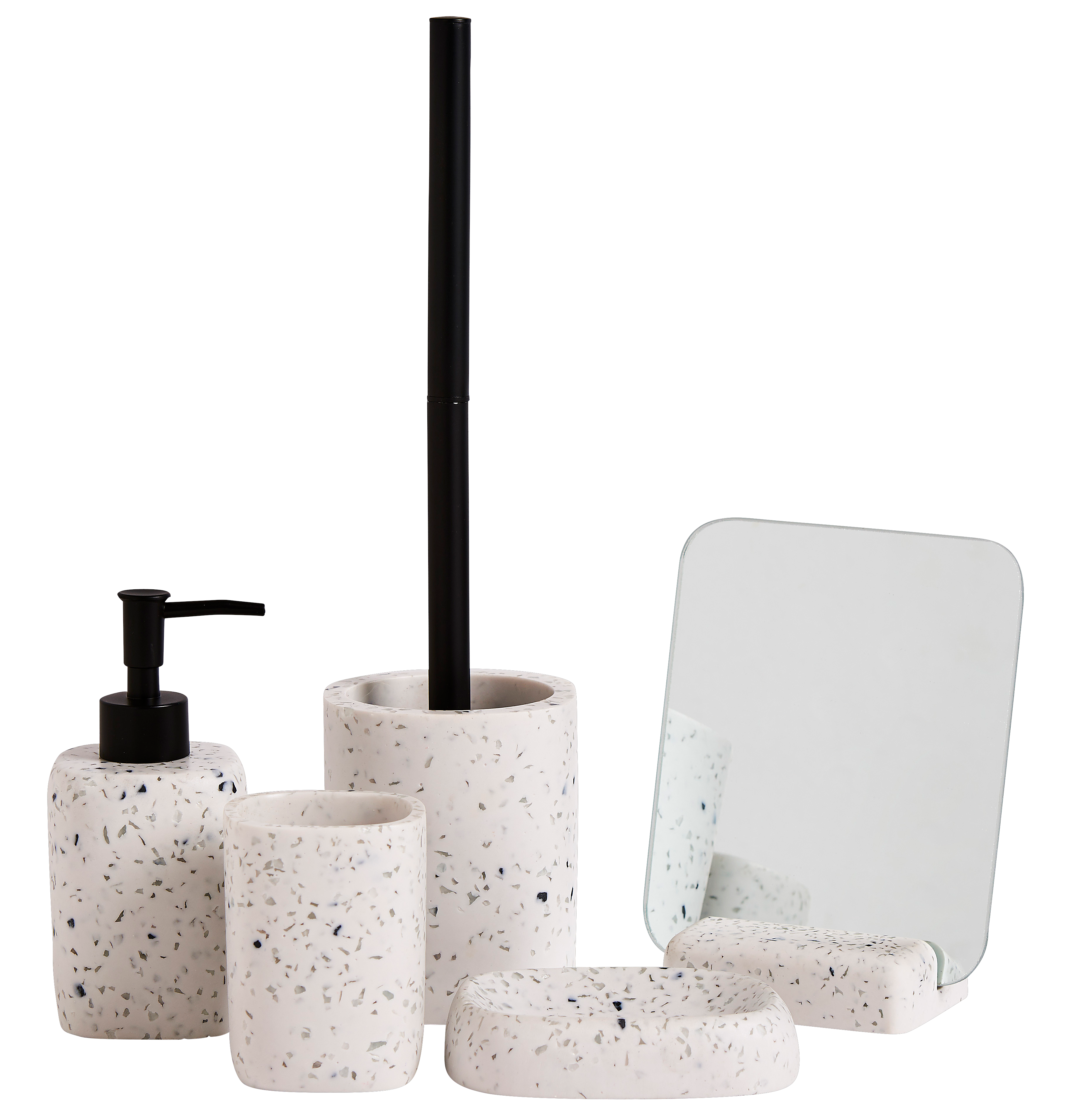 TERRAZZO Zeepschaaltje witH 3 x B 13 x D 10 cm