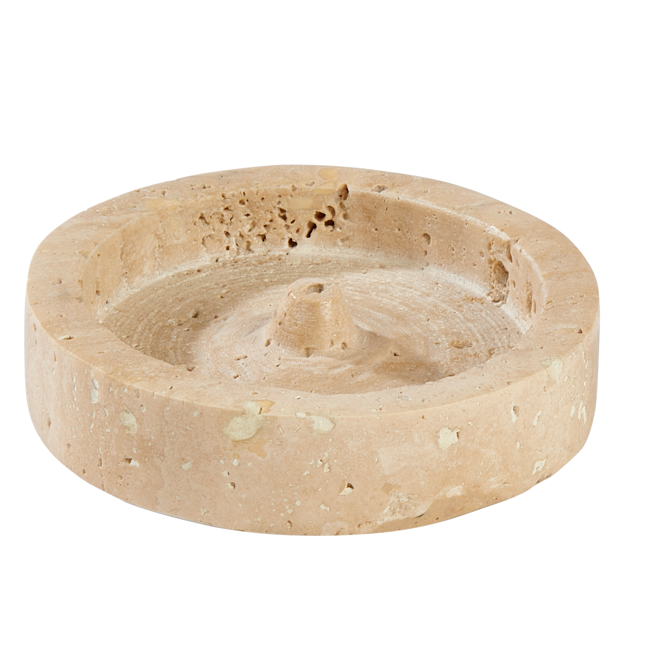 ESCAPE WIEROOKHOUDER WIEROOKHOUDER TRAVERTIN beigeH 2,5 cm - Ø 10,5 cm