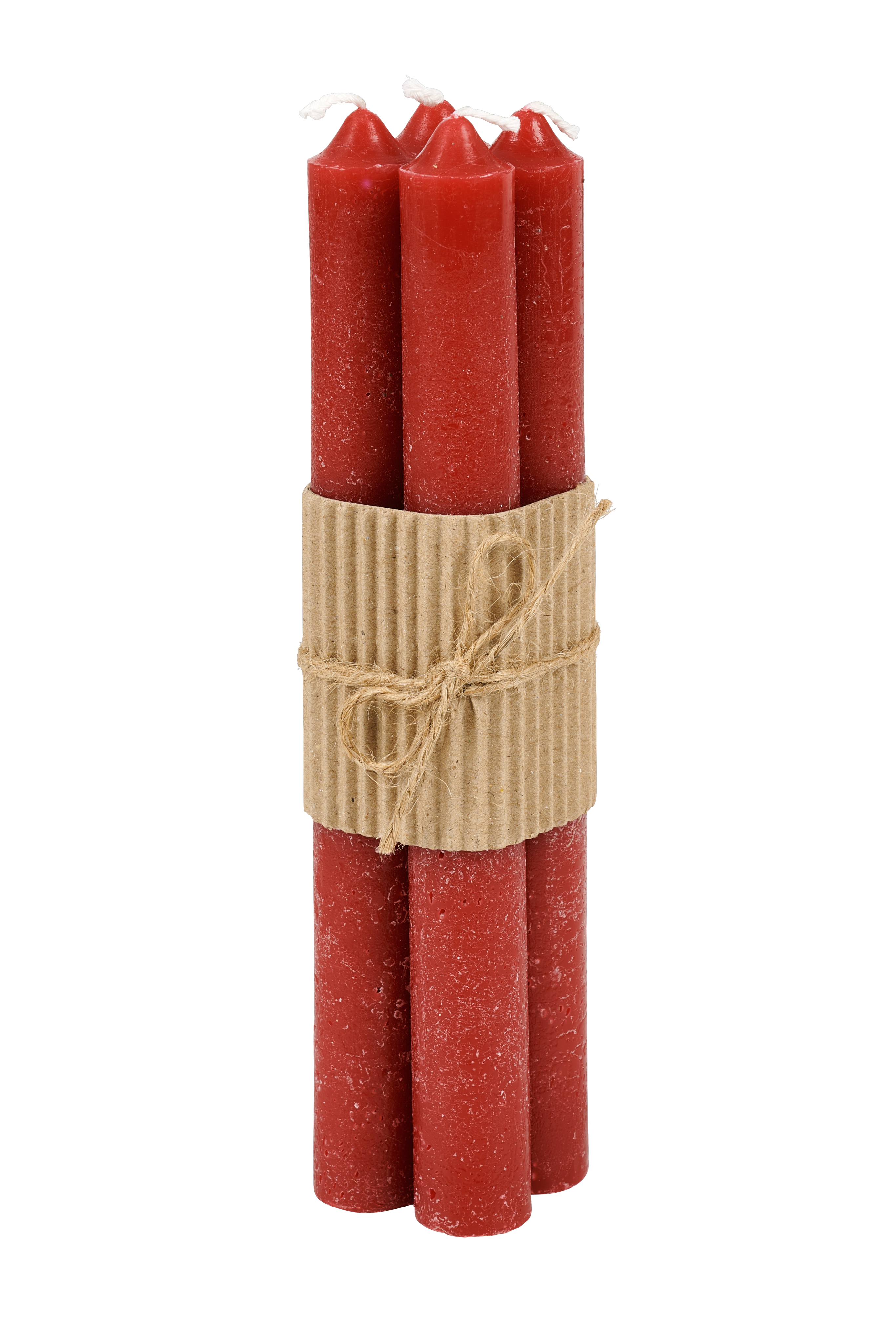 SHORTY Dinerkaarsen roodH 20 cm - Ø 2,1 cm