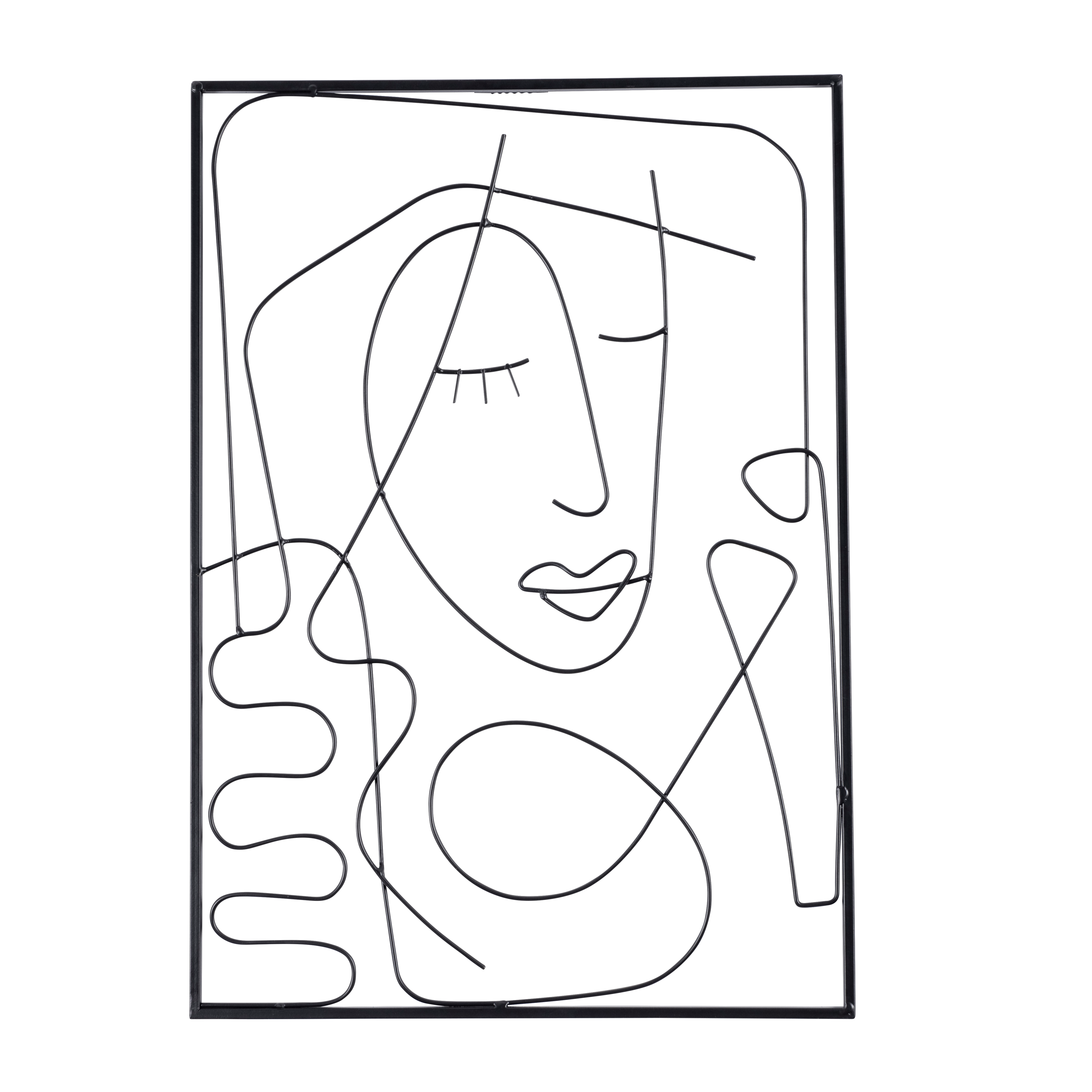 SEÑORITA Wanddecoratie zwartH 50 x B 35 cm