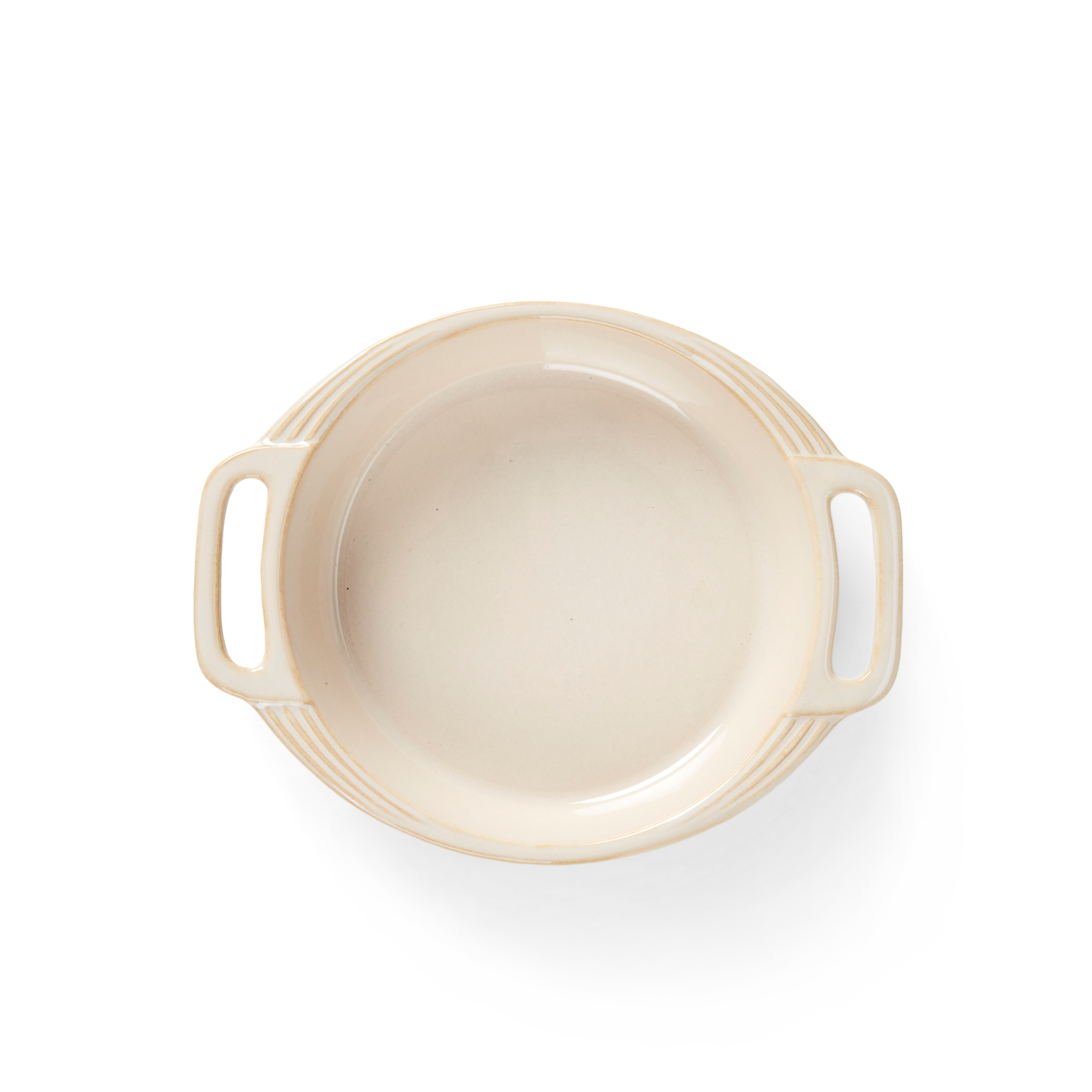 CASSOLA Ovenschaal beigeH 4,2 cm - Ø 18 cm