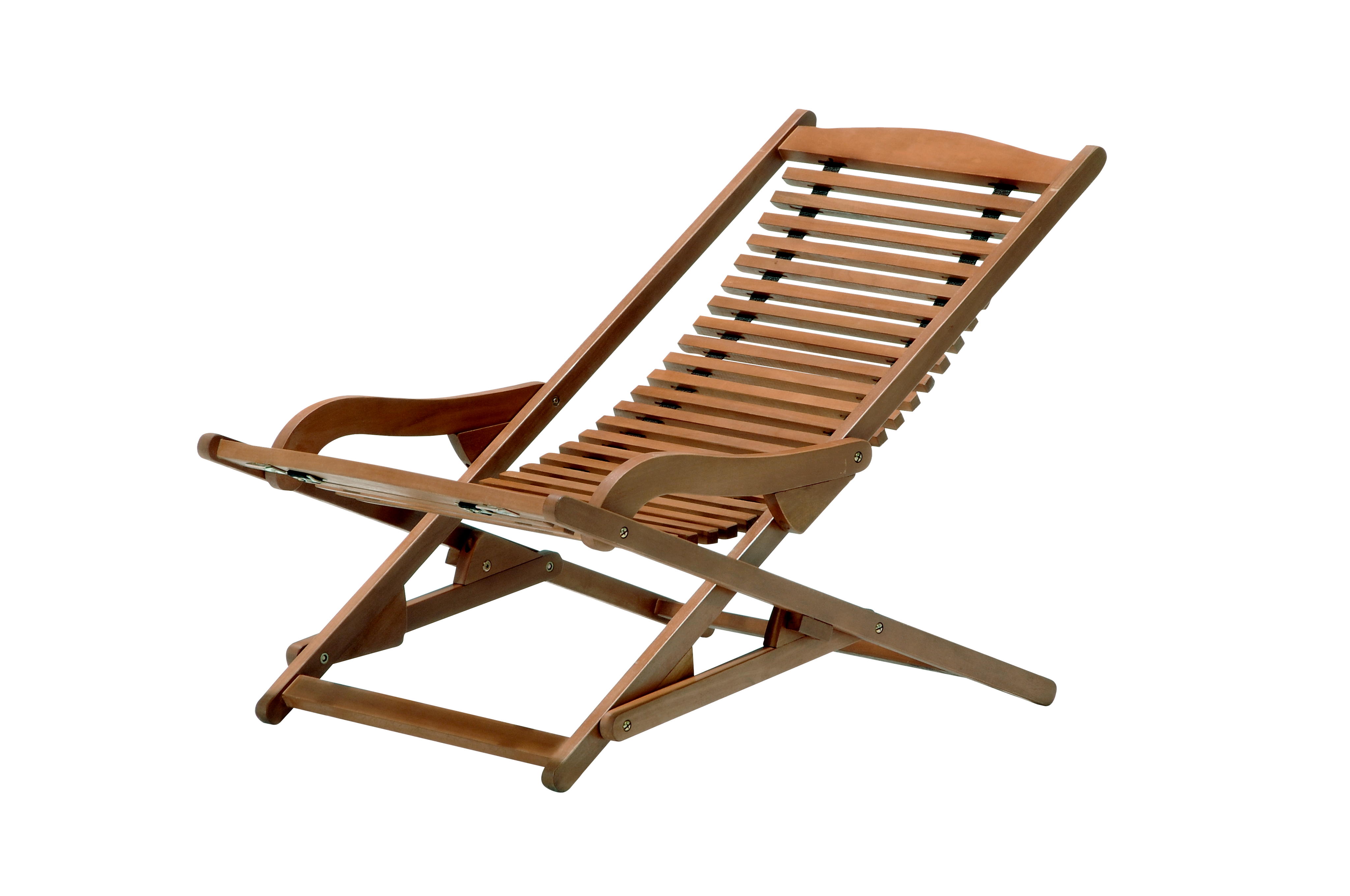 NEW VIP Ligstoel zonder voetensteun naturelH 72 x B 61 x D 104 cm