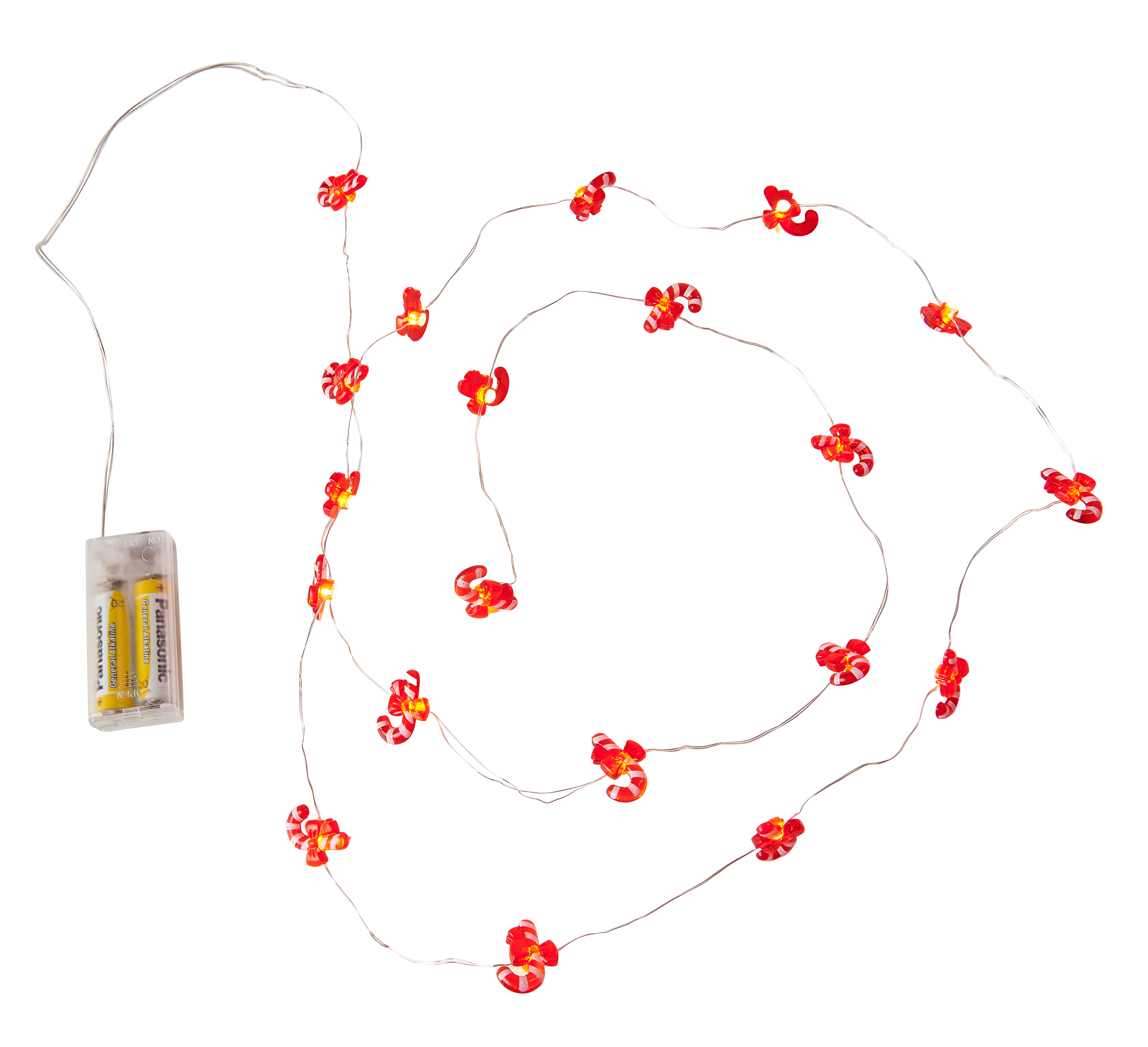 ARO Lichtsnoer met 20 leds 2 motieven rood, groen