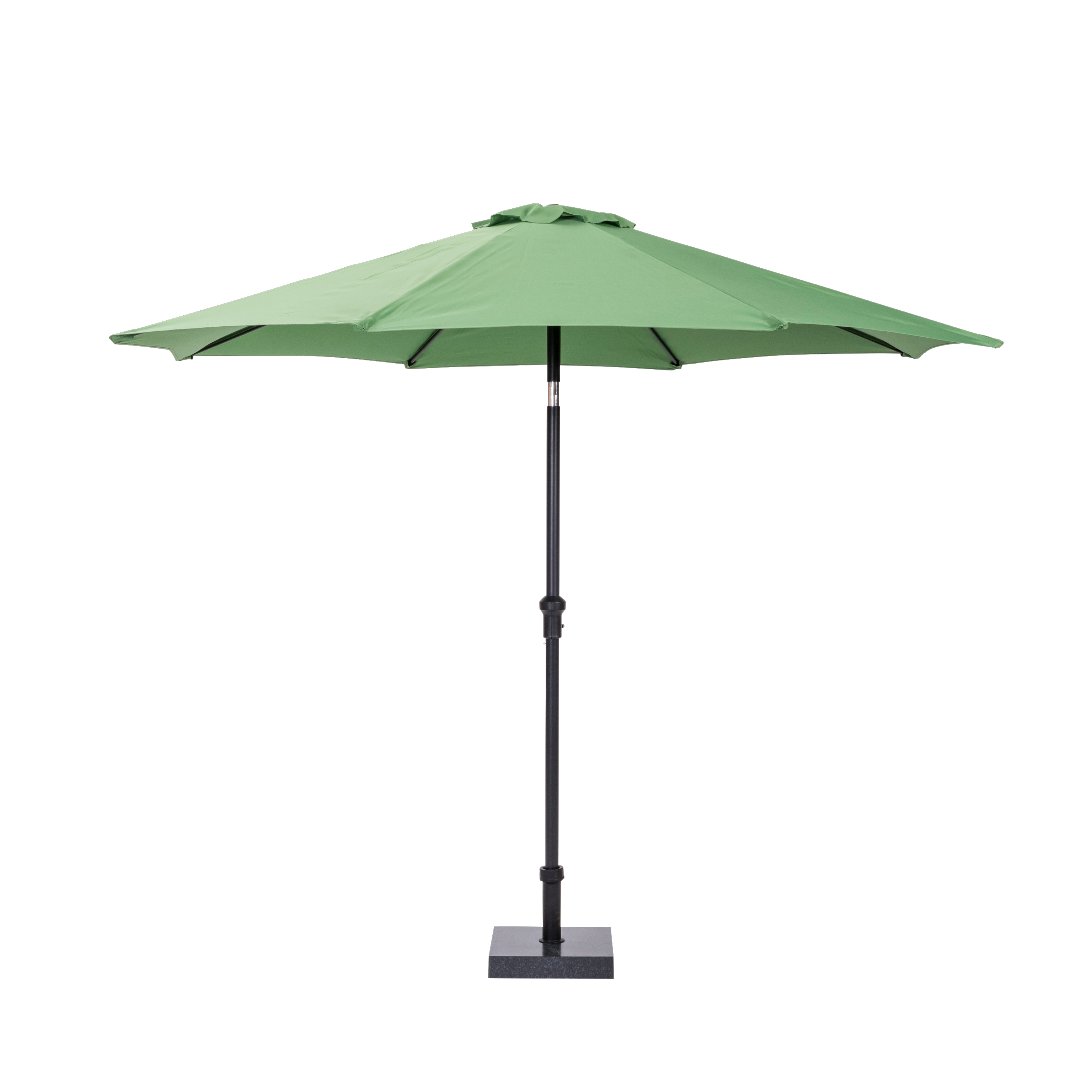 ALU Parasol zonder parasolvoet groenH 240 cm - Ø 300 cm - CASA