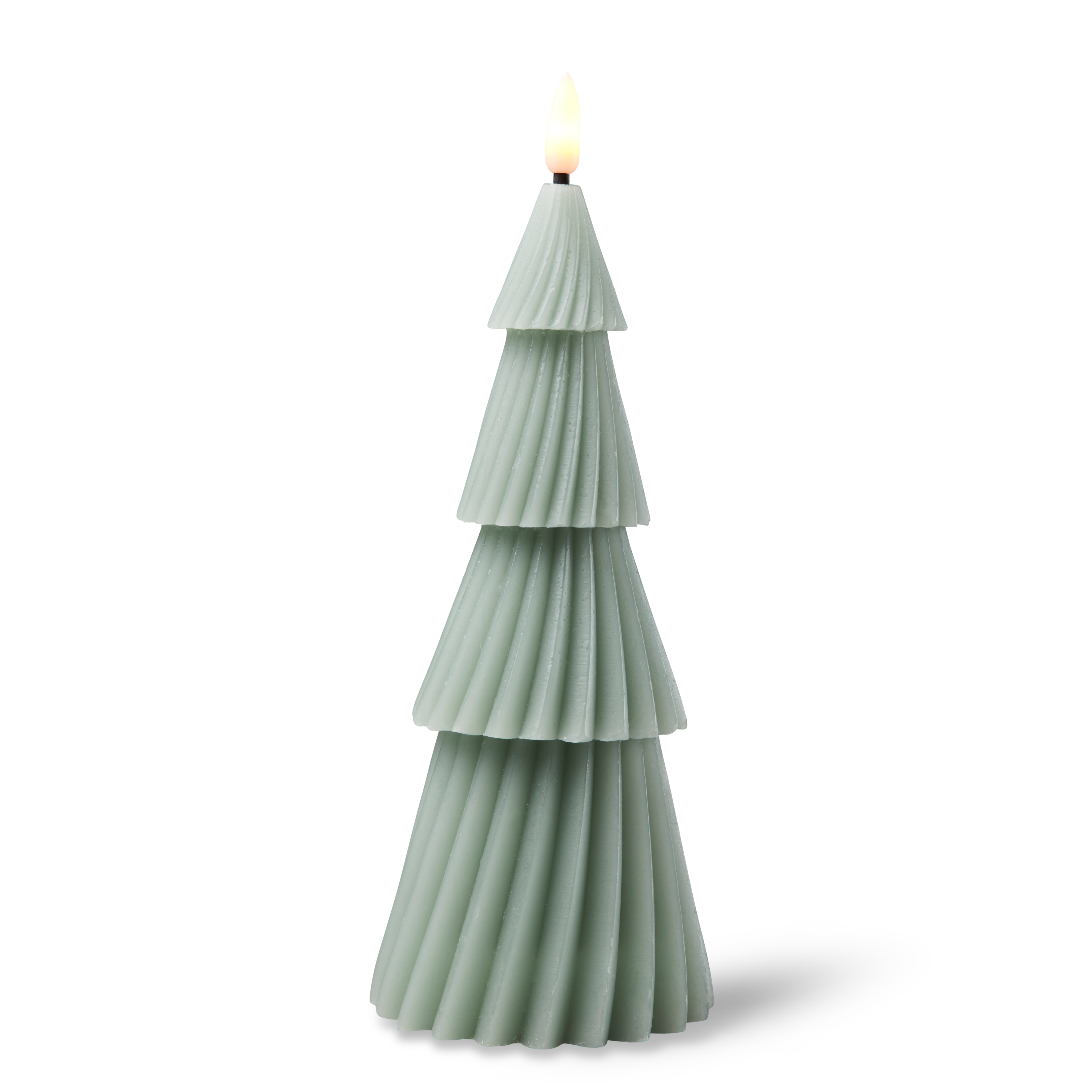 LED Ledkaars groenH 23 cm - Ø 8 cm