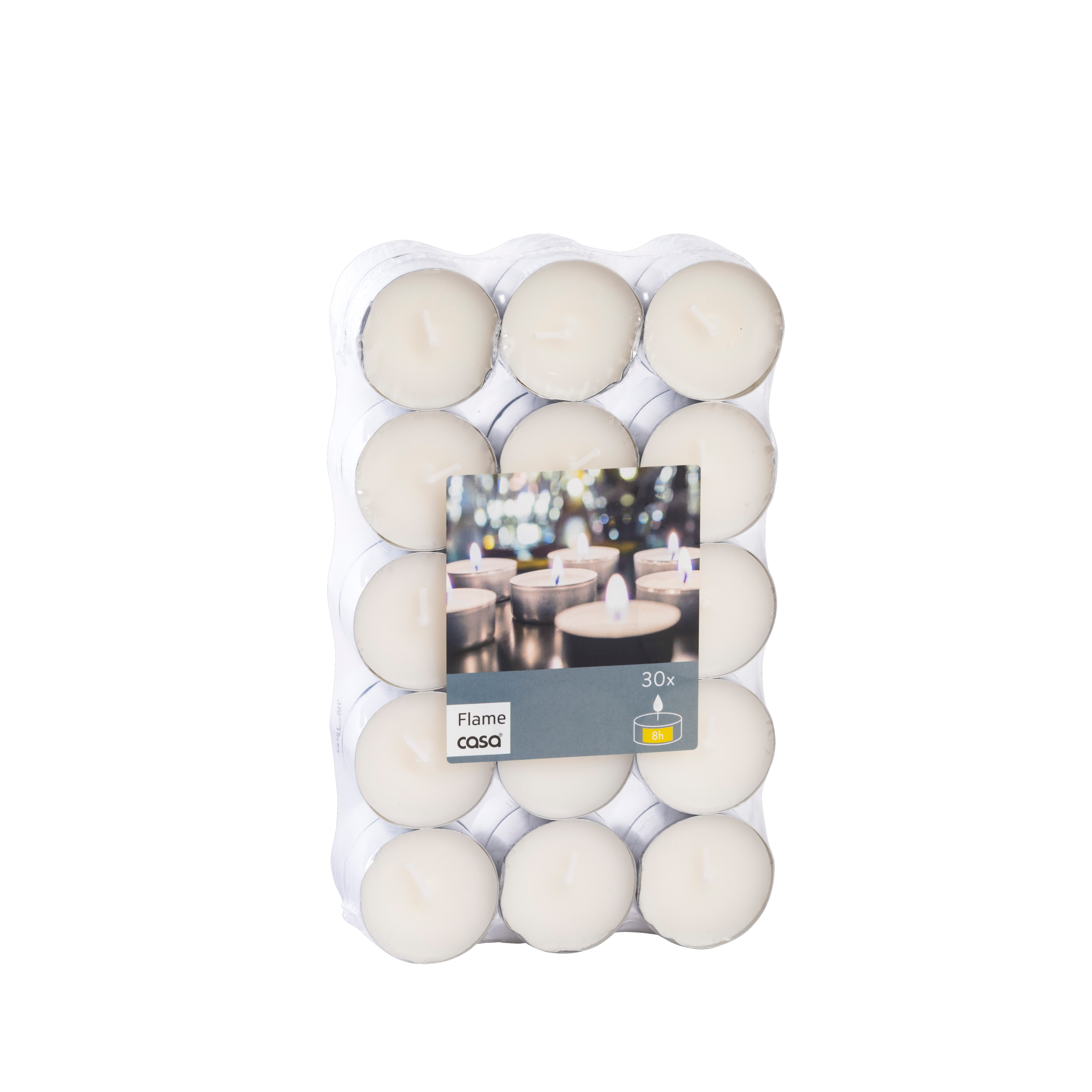 FLAME Theelichten set van 30 wit