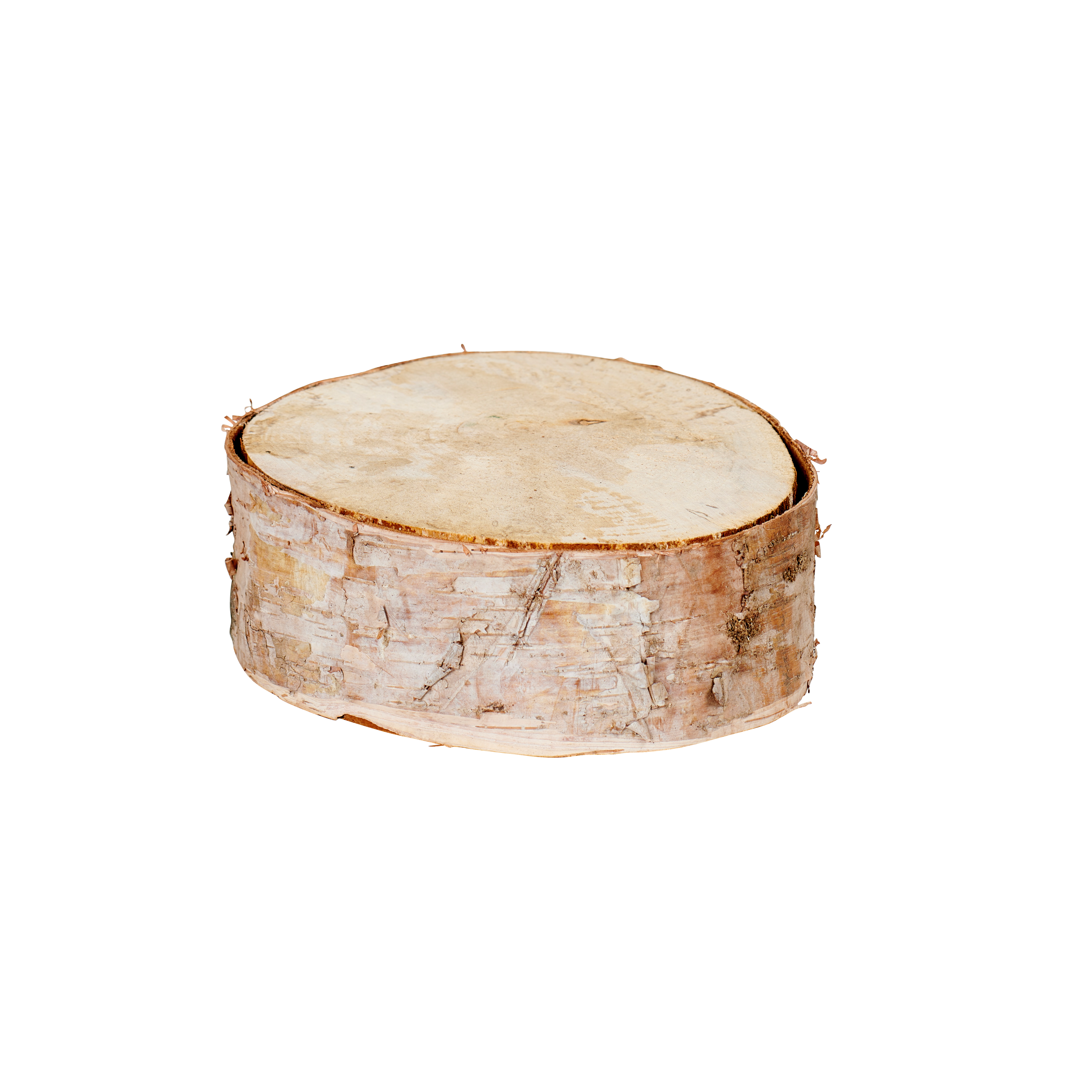 BIRCH Houten schaal naturelH 5 cm - Ø 16 cm