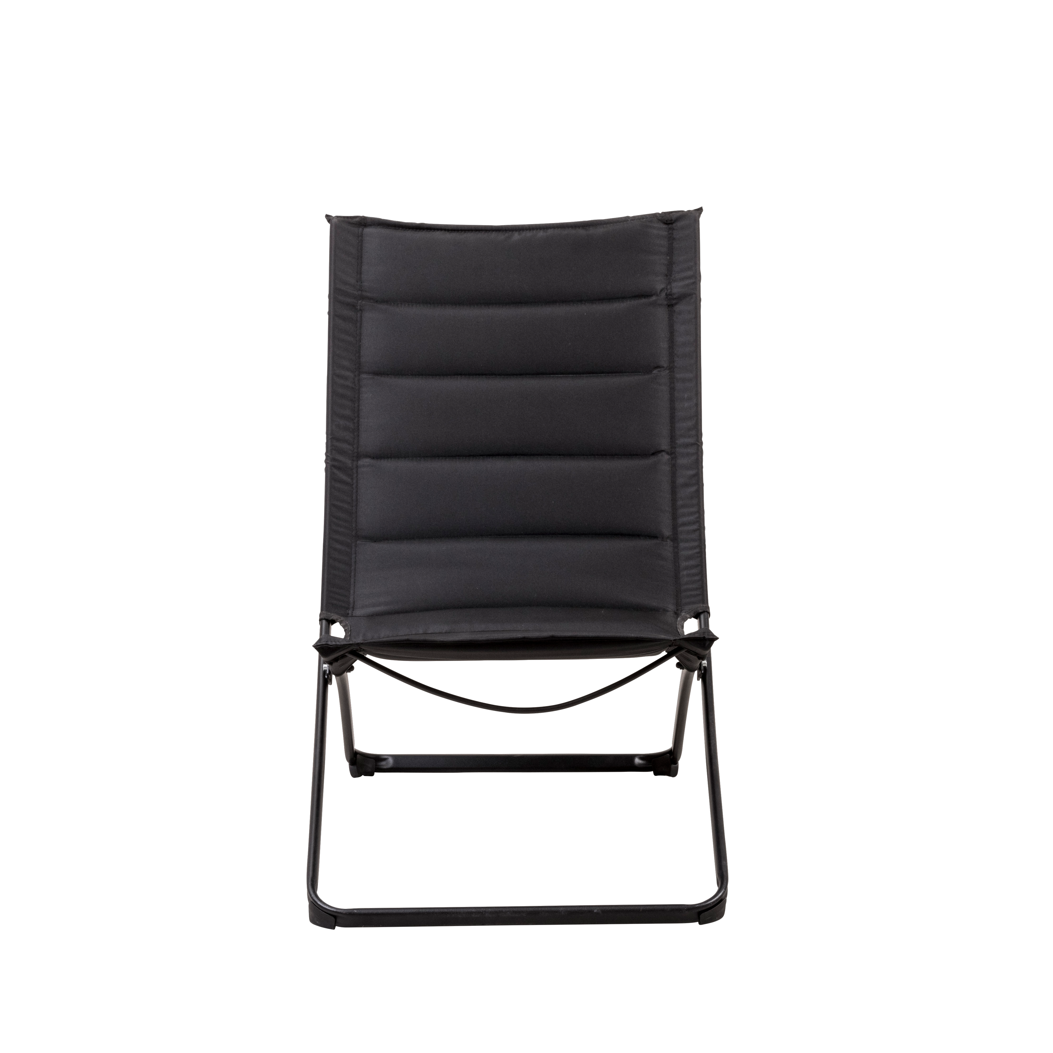 LIZA Vouwstoel zwartH 87 x B 57 x D 85 cm