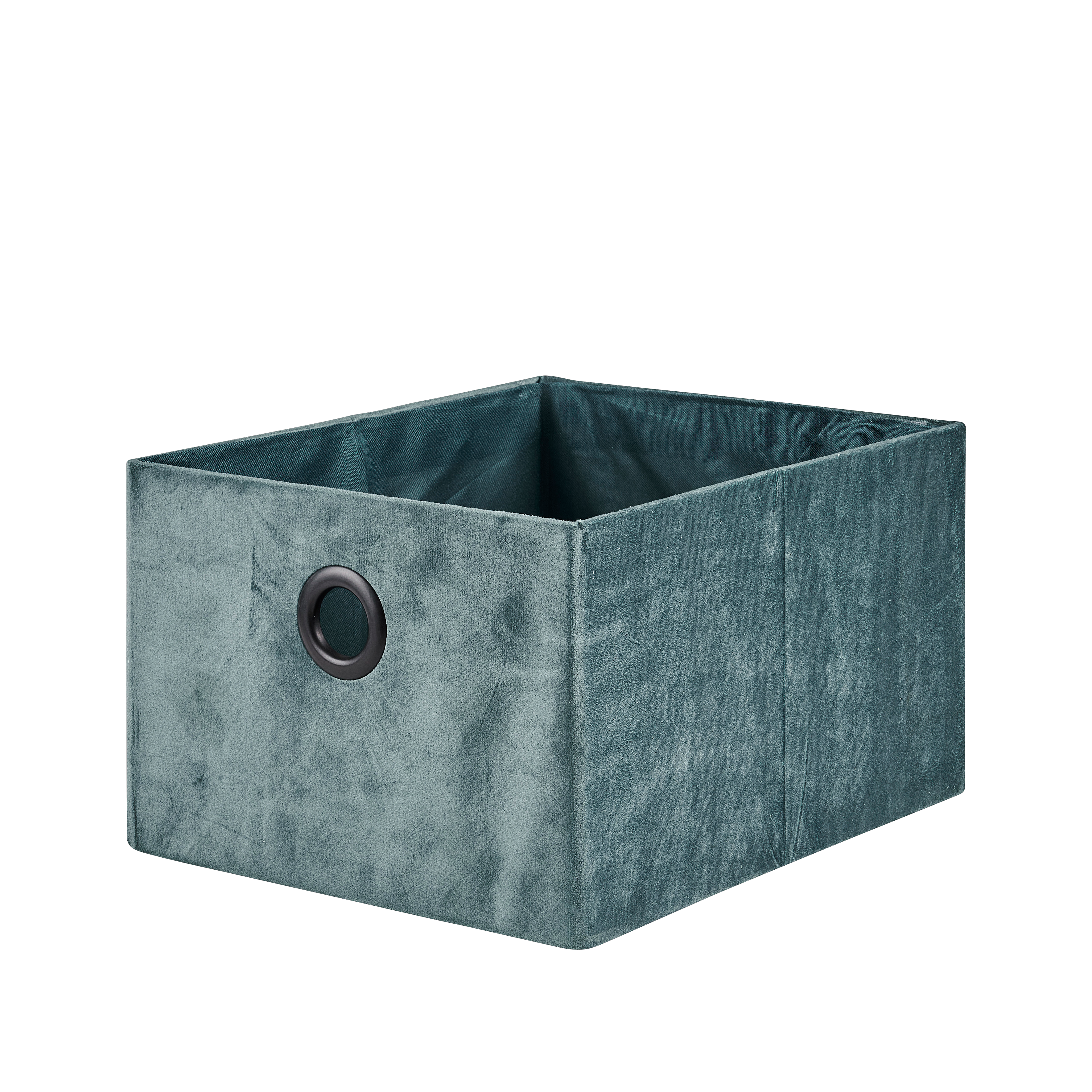 BASIC Mand opvouwbaar petrolH 18 x B 25 x D 32 cm - CASA