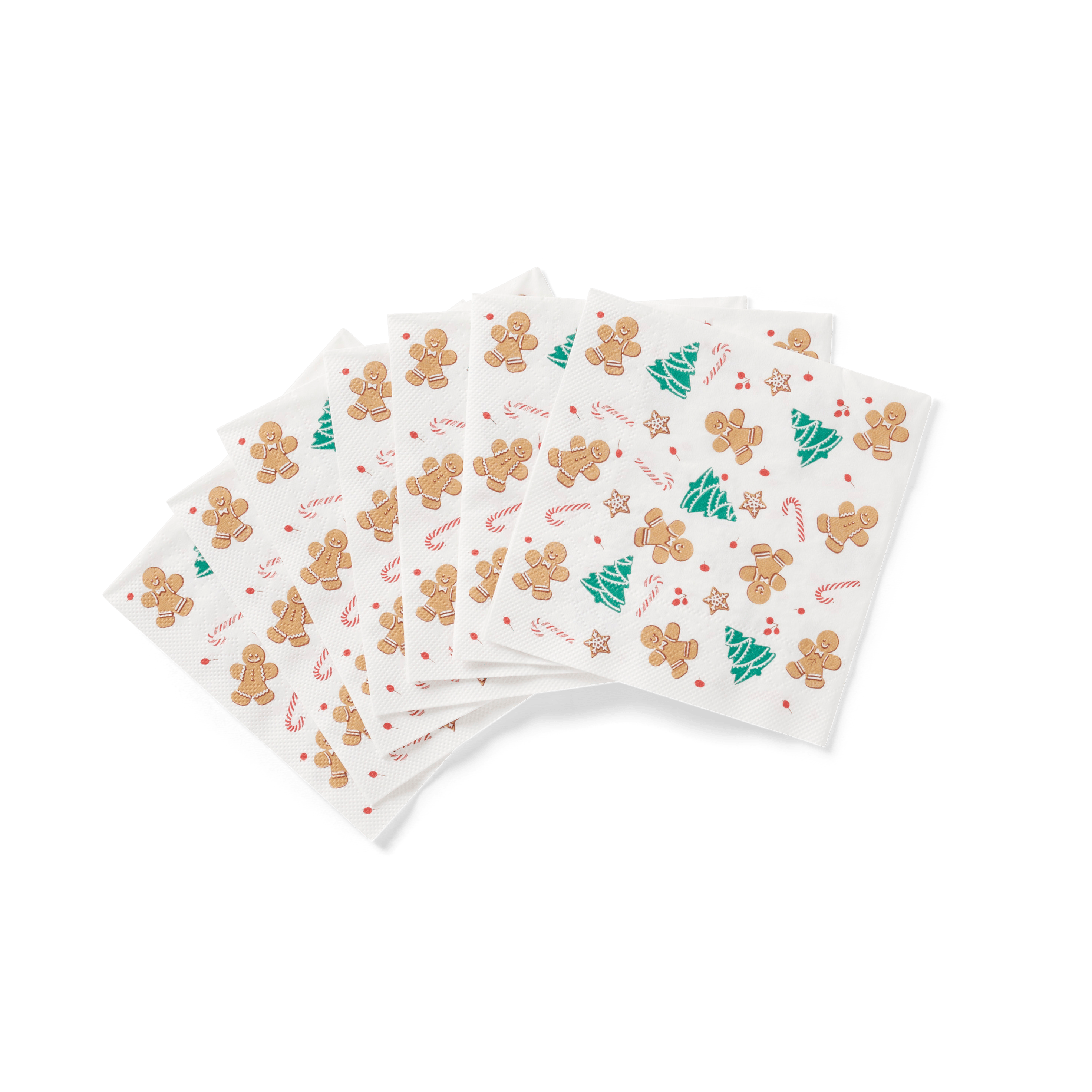 X-MAS GINGERMAN multicolorB 25 x L 25 cm - CASA