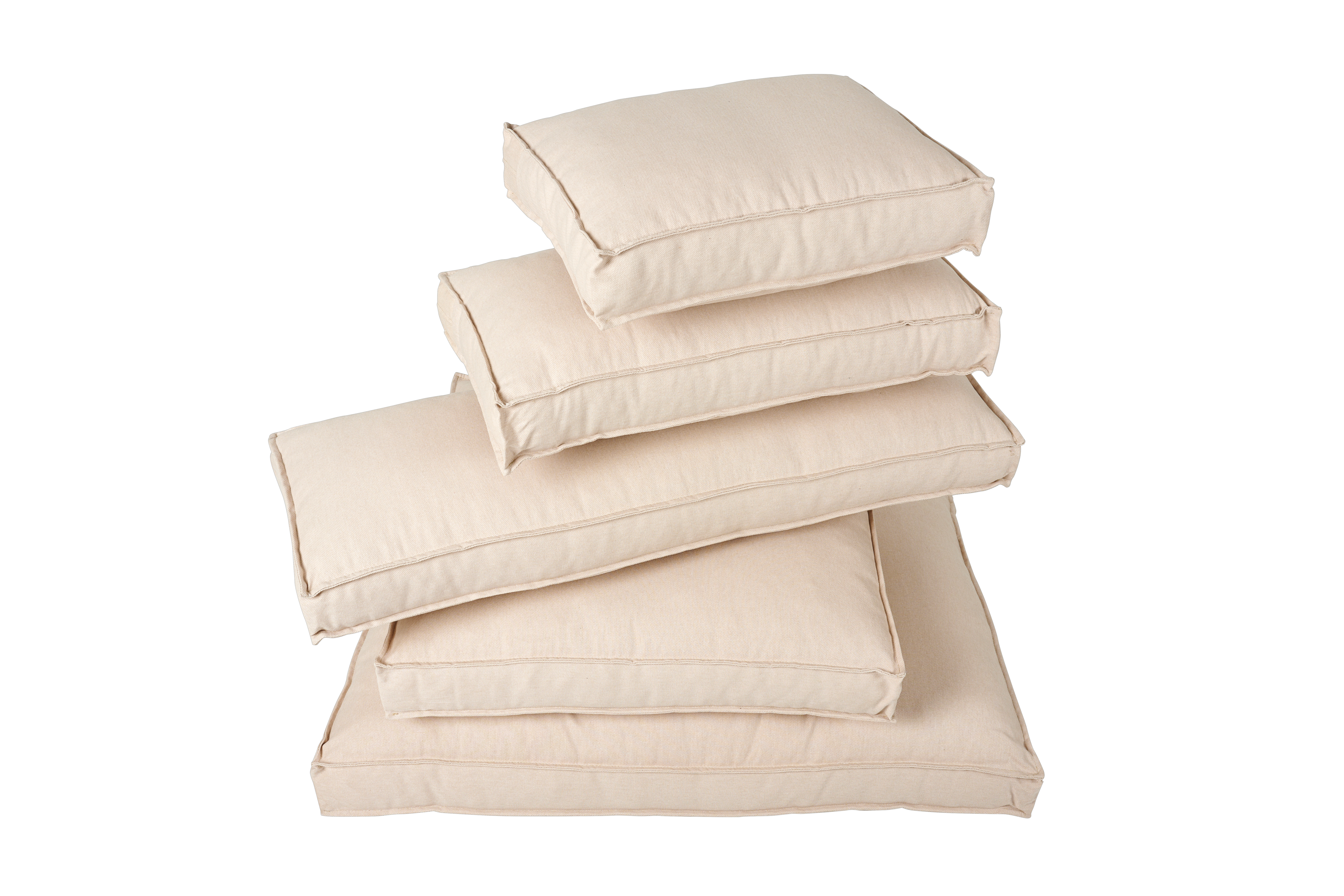 PAULETTA ECO Eco kussen zand beigeH 12 x B 82 x D 80 cm