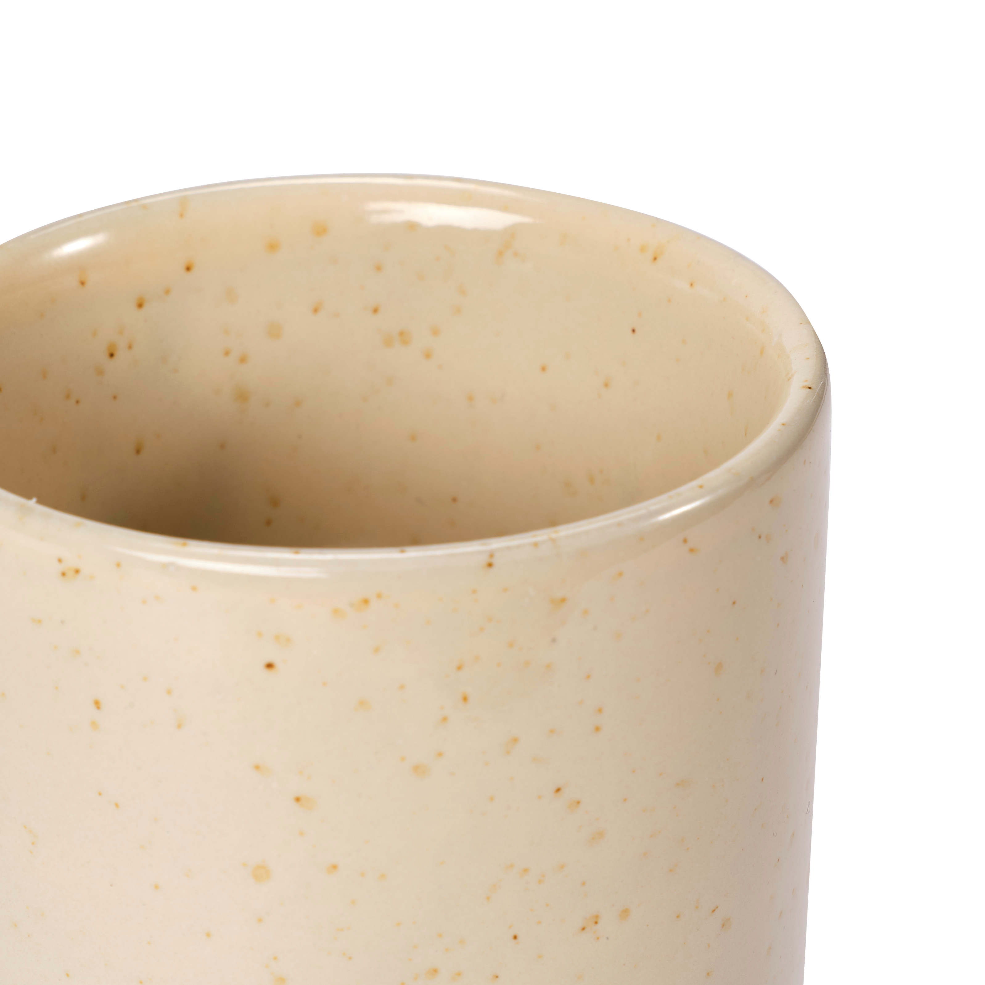 TERRA Mok 22 CL beige - set van 4 H 8 cm - Ø 8 cm