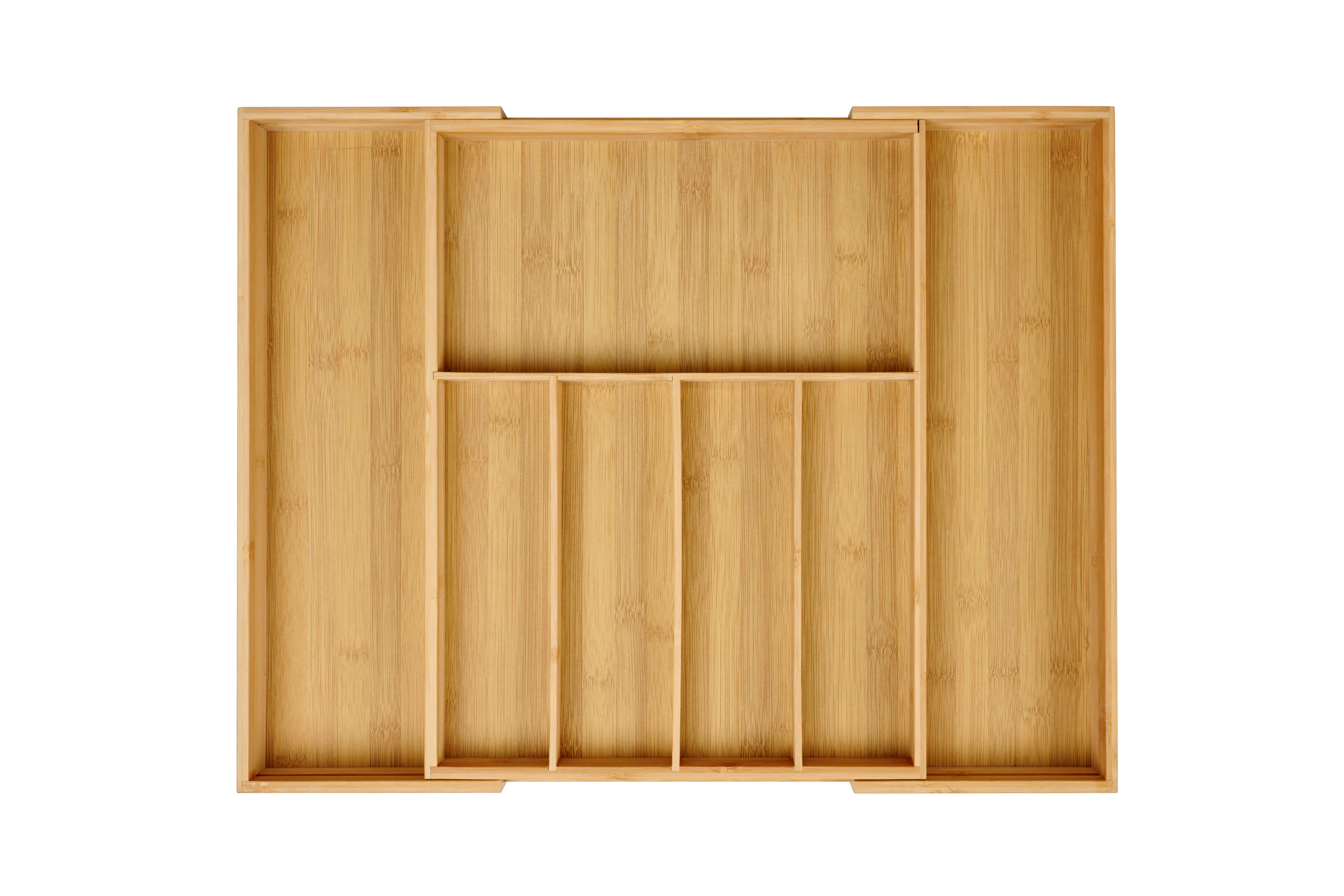 BAMBOO Lade organiser uitschuifbaar naturelH 5 x B 33 x D 43 cm