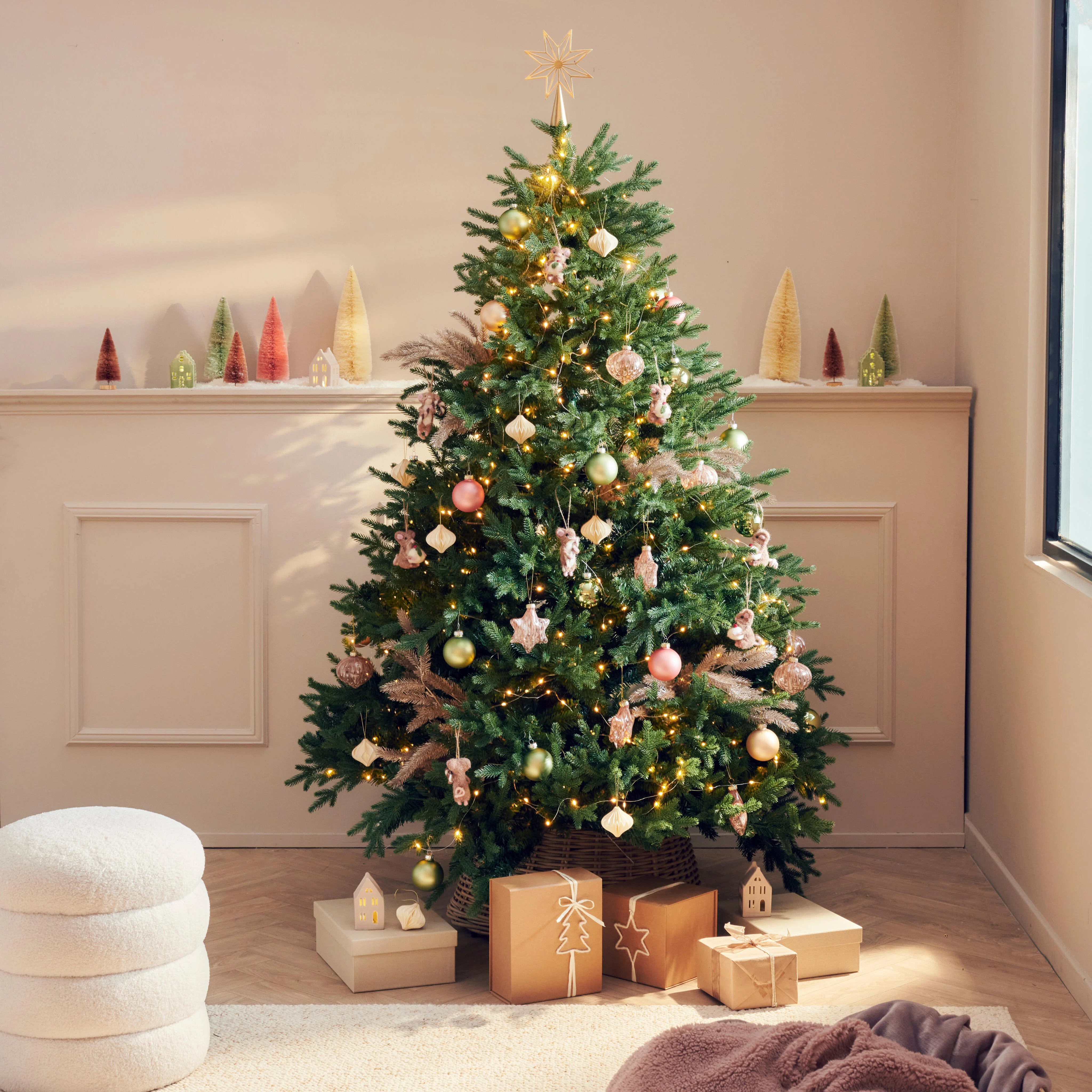 NATURE Kerstboomrok naturelH 26 cm - Ø 45 cm - Ø 60 cm