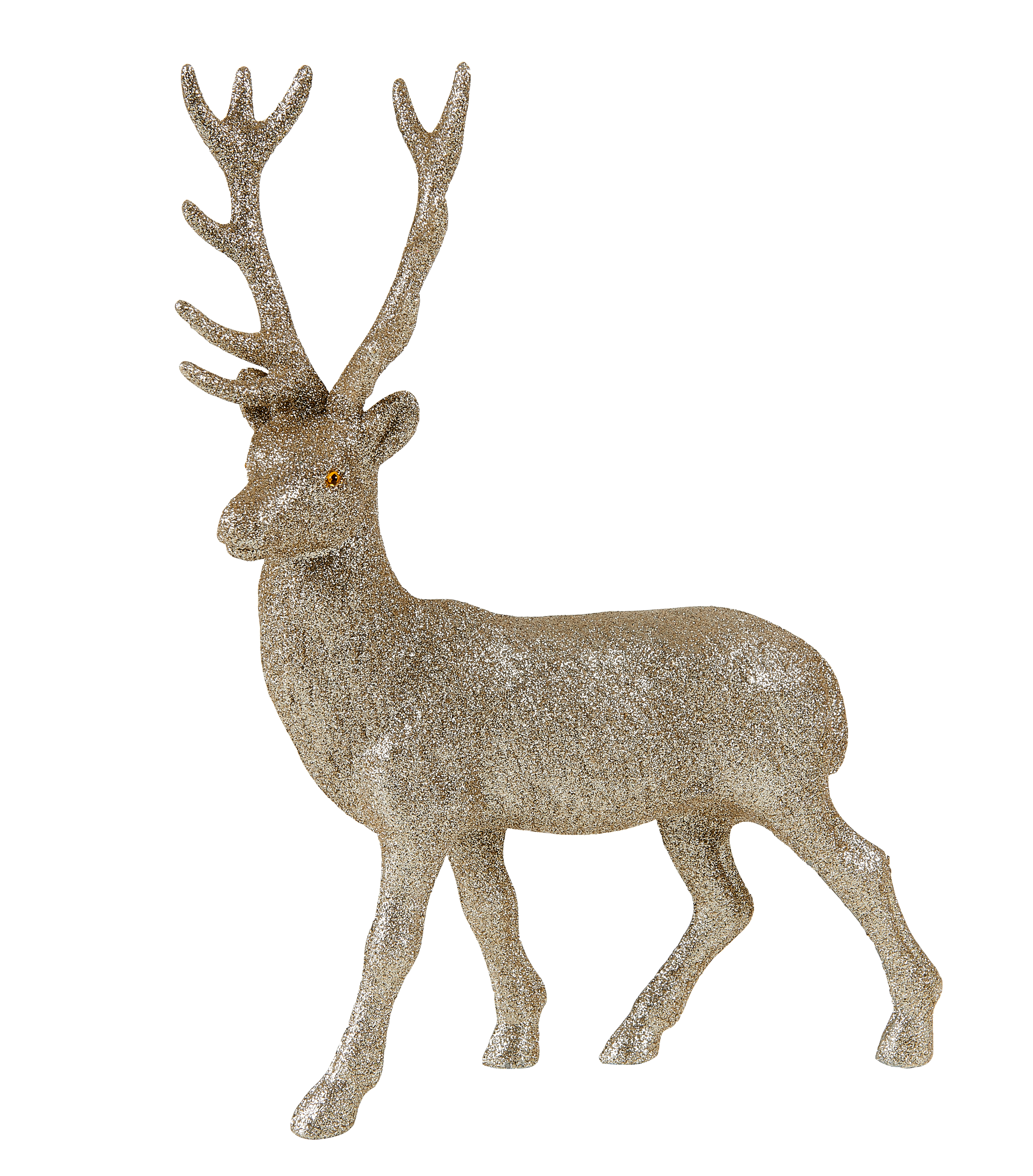 GOLD DEER Staande decoratie goudH 30 x B 21 x D 9 cm