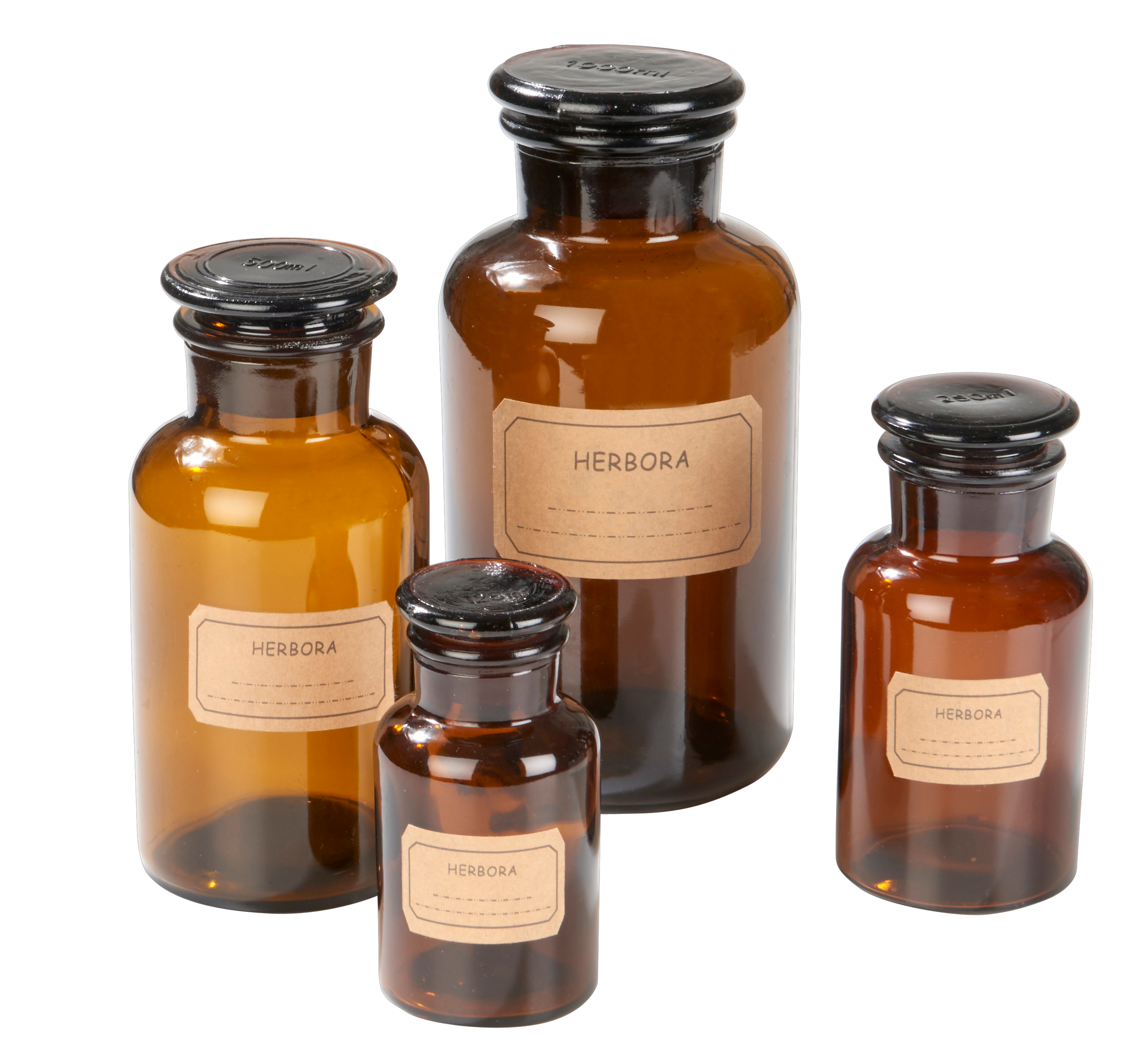 HERBORA Voorraadpot 12,5 CL bruinH 11,5 cm - Ø 5,7 cm - CASA