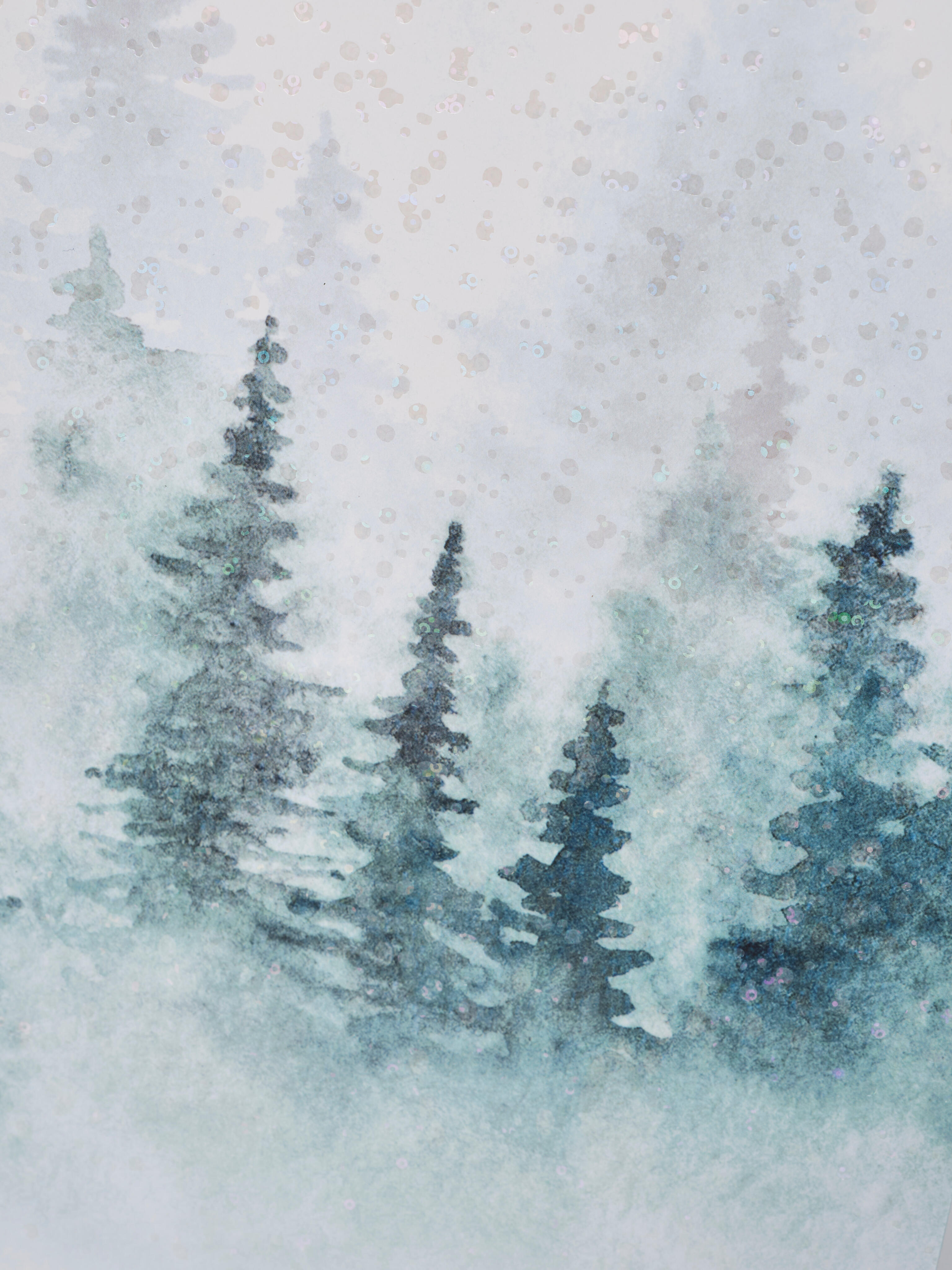 WINTERIDYLL Cadeautas groenH 18 x B 8 x L 21 cm