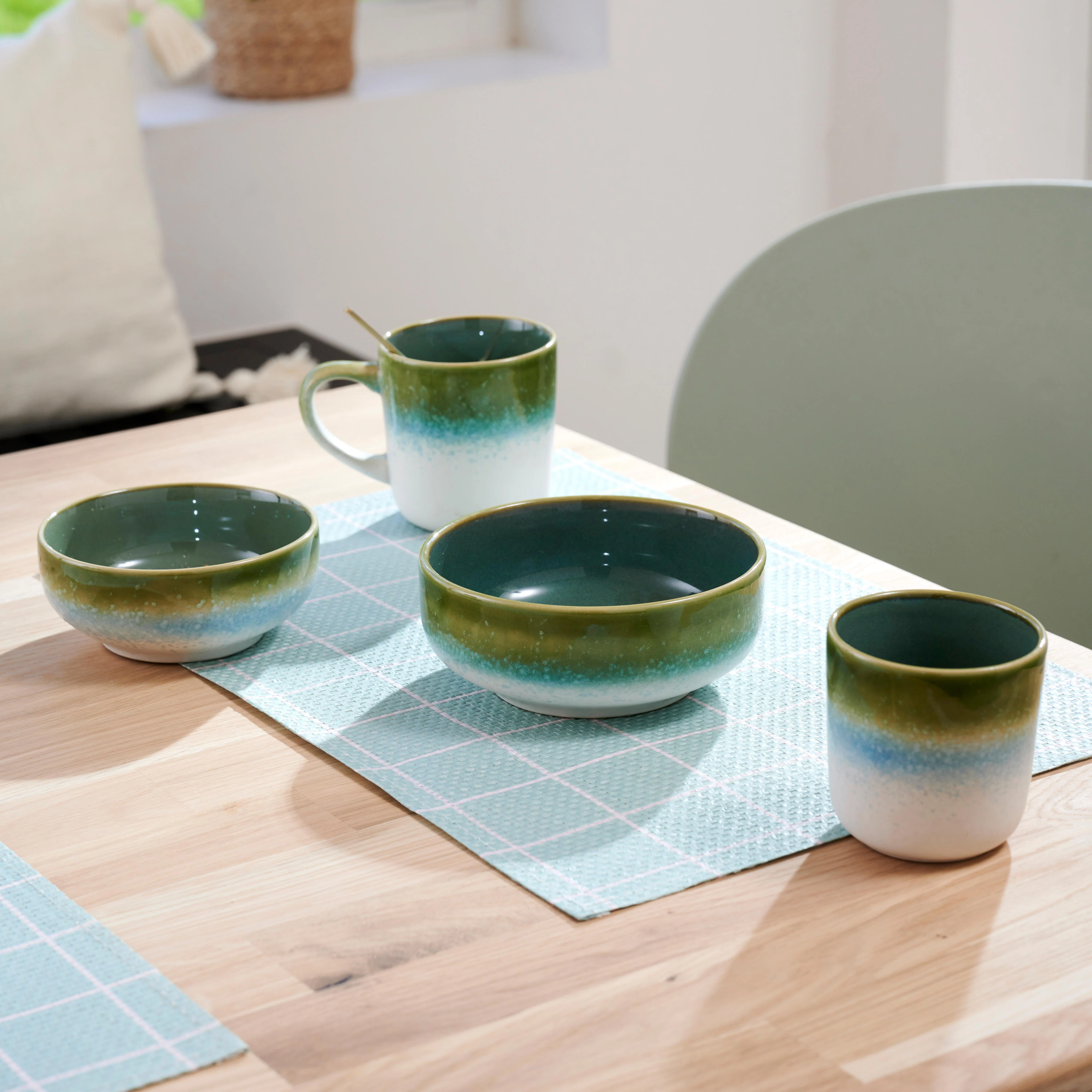 JESSIE GREEN Bowl groenH 5,5 cm - Ø 12 cm