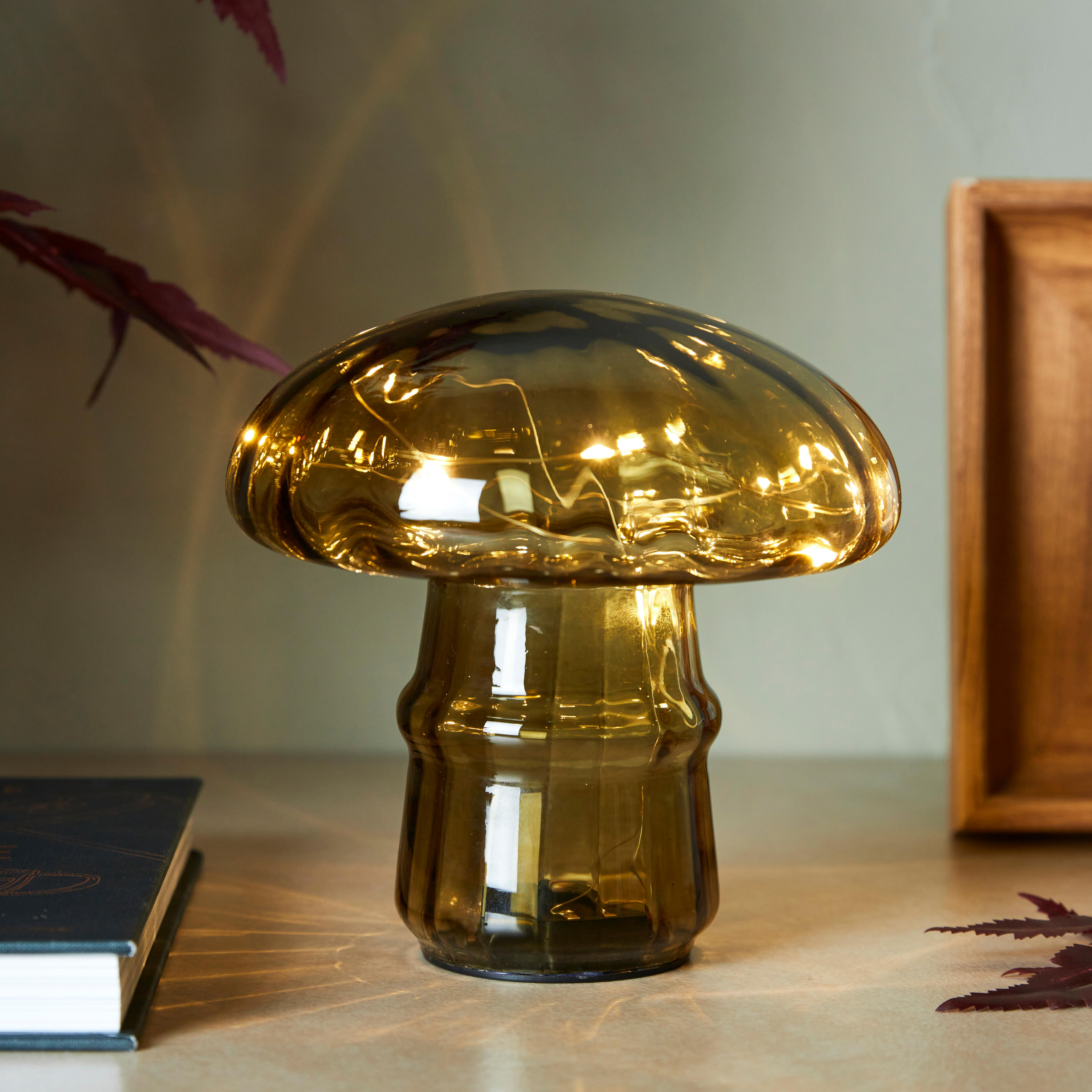 MUSHRO Deco lamp groenH 16 cm - Ø 16 cm
