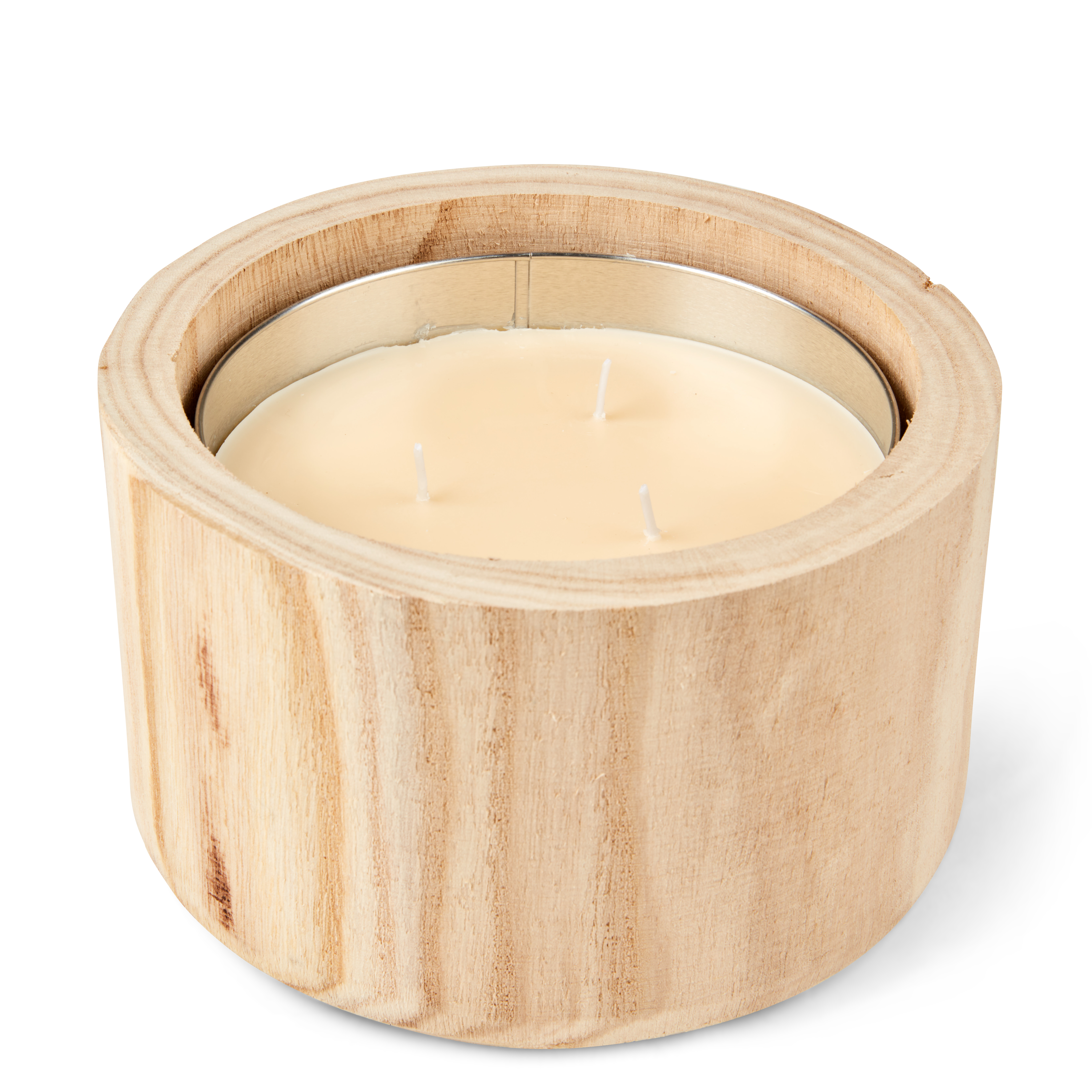 WOOD Navulling tuinkaarsH 7,5 cm - Ø 15 cm - CASA